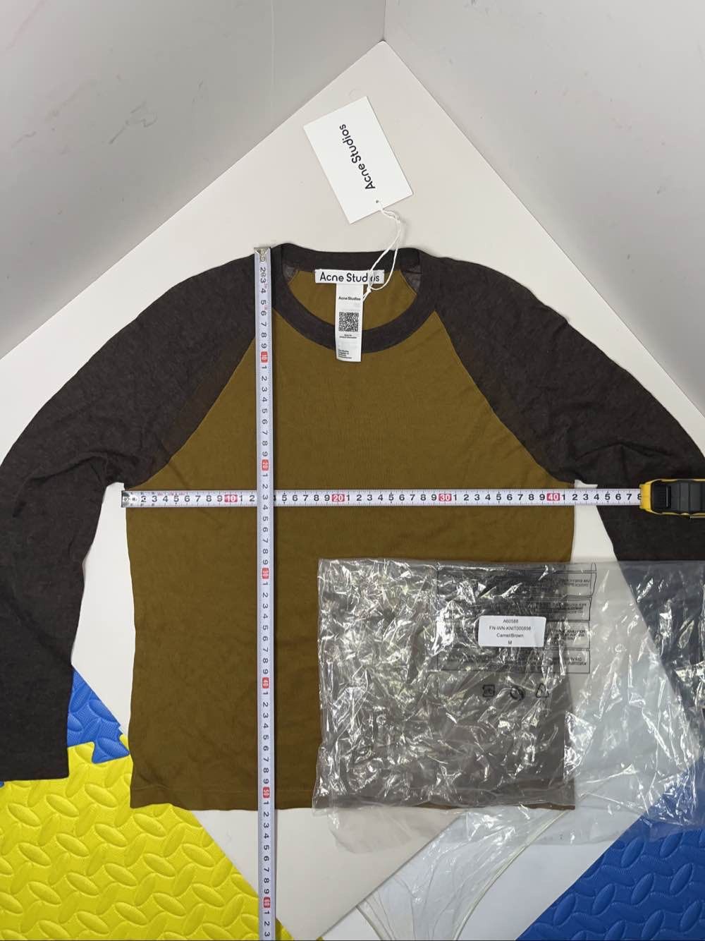 Acne Studios Acne Studios Colorblock Raglan Long Sleeve Tee Size M Size M / US 6-8 / IT 42-44 - 10 Thumbnail