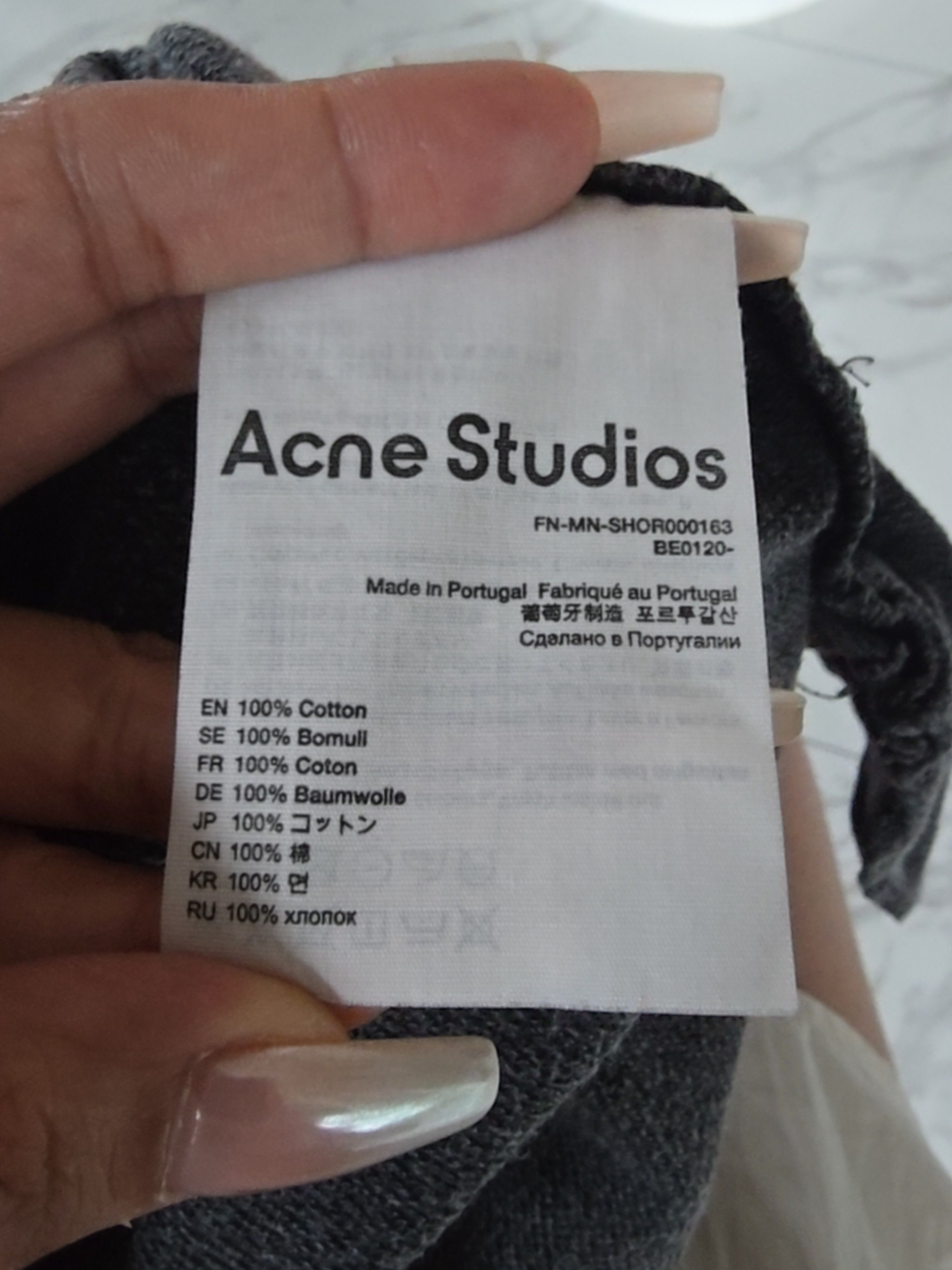Acne Studios Acne Studios Stone-washed Cotton Shorts XXS Size US 26 / EU 42 - 4 Thumbnail