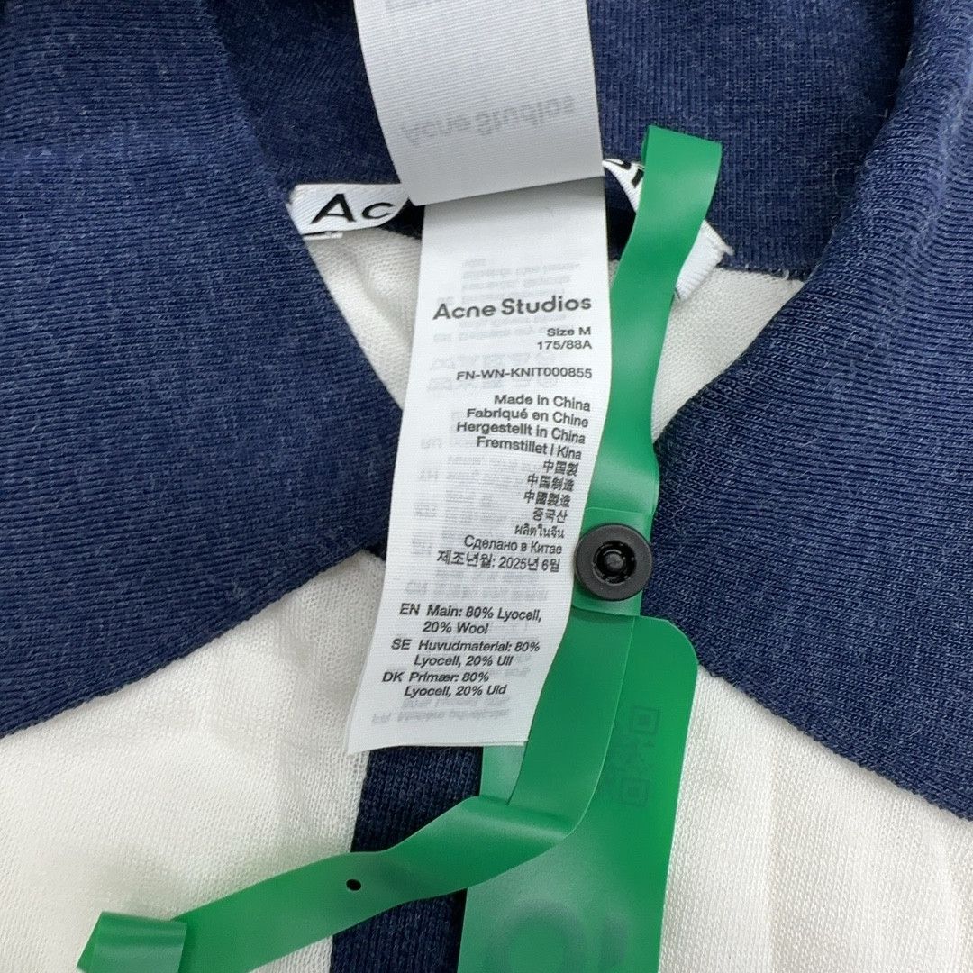 Acne Studios Acne Studios Lyocell Blend Polo Shirt Size M Size M / US 6-8 / IT 42-44 - 4 Thumbnail