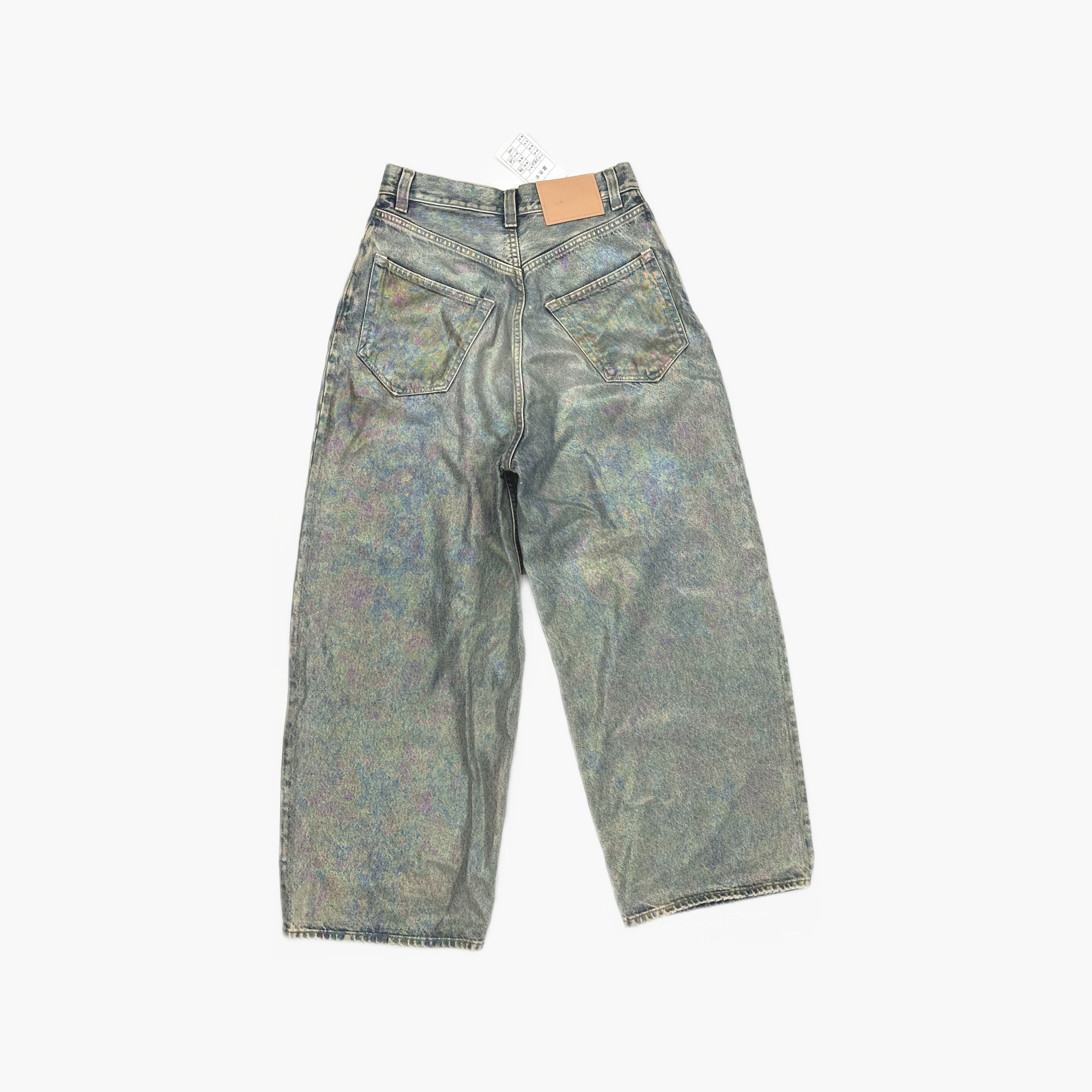 Acne Studios Acne Studios Rainbow Mud-Dyed Wide Leg Jeans Size 24 Size 24" / US 00 / IT 34 - 2 Thumbnail