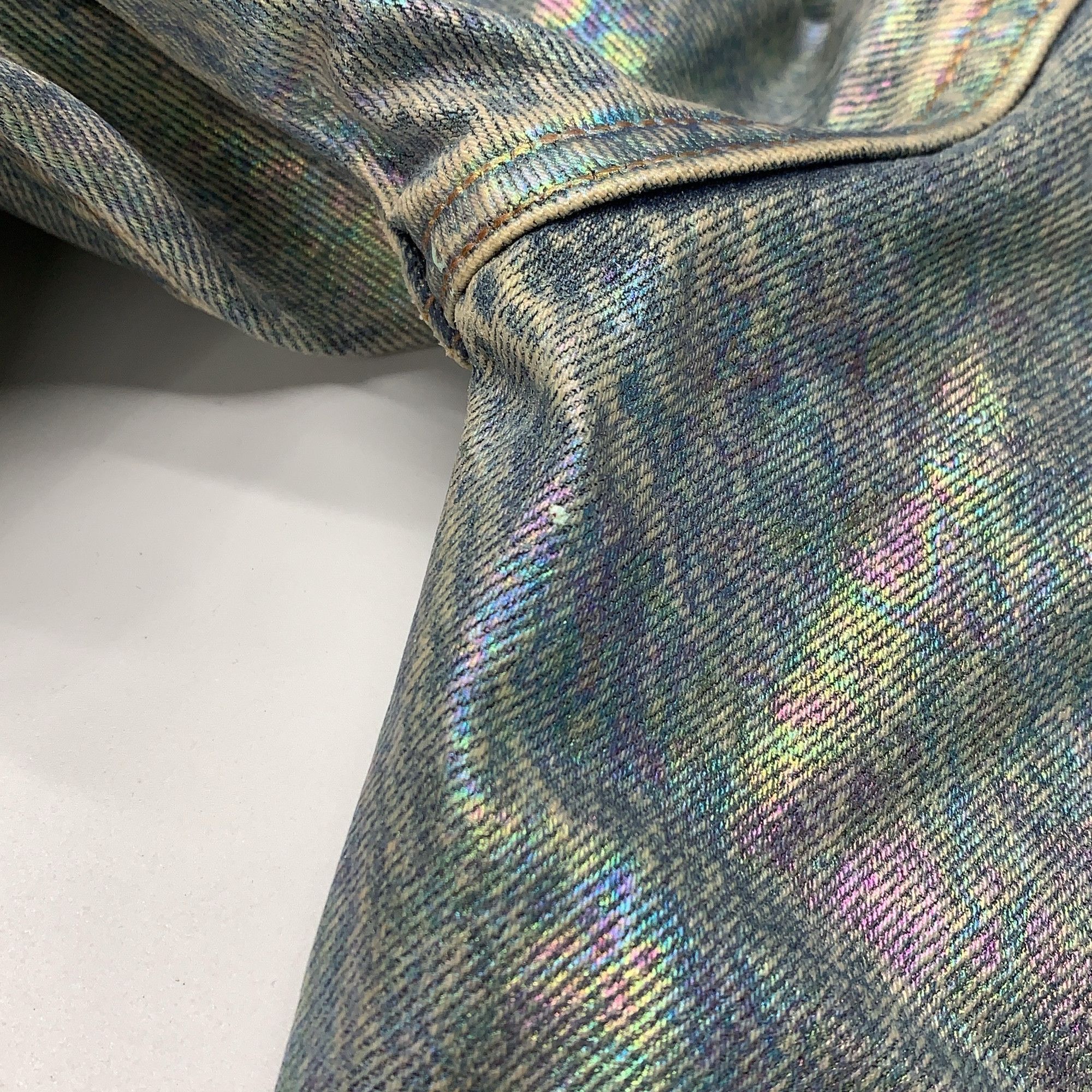 Acne Studios Acne Studios Rainbow Mud-Dyed Wide Leg Jeans Size 24 Size 24" / US 00 / IT 34 - 6 Thumbnail