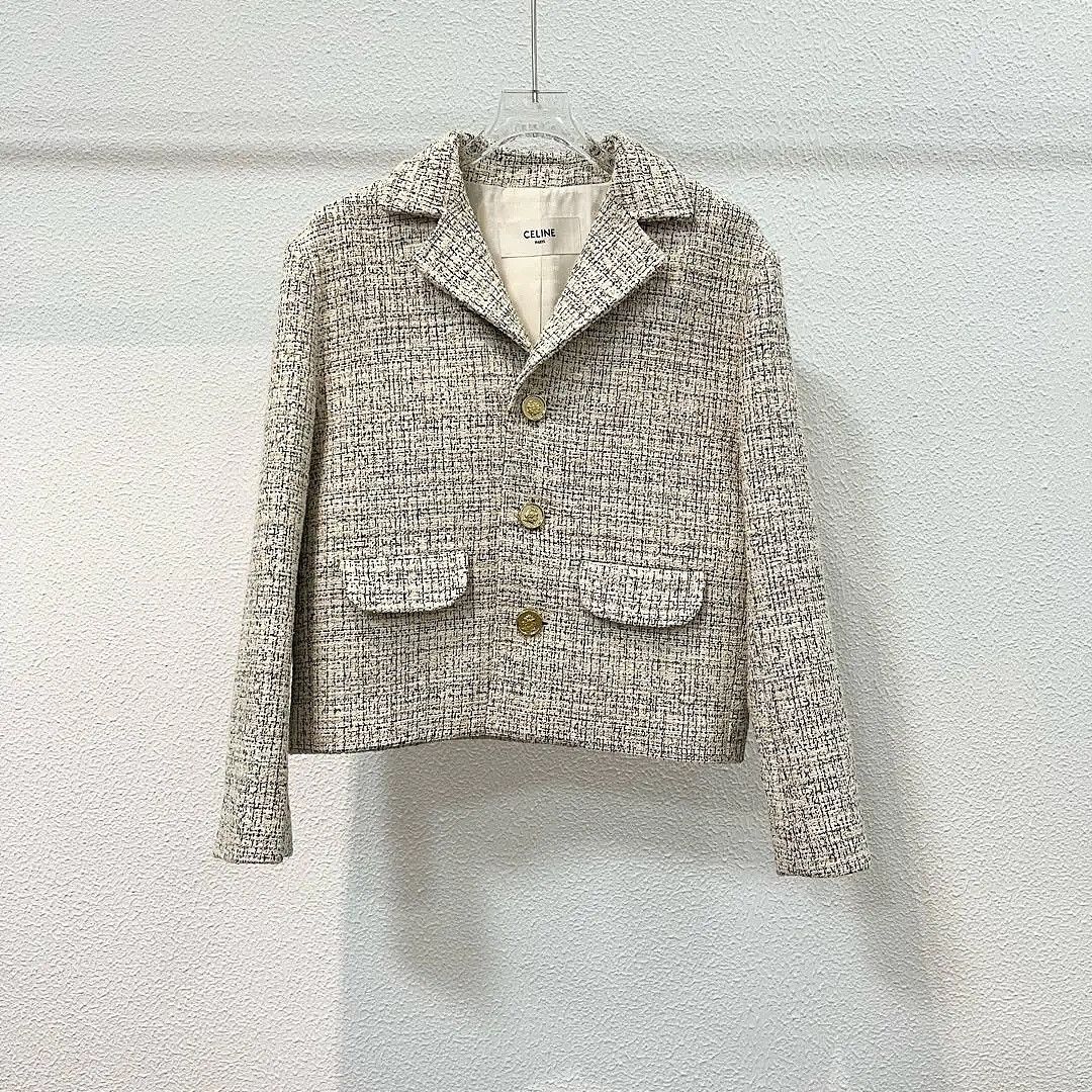 Celine Celine Tweed Single Breasted Jacket Size 38 Size S / US 4 / IT 40 - 5 Thumbnail