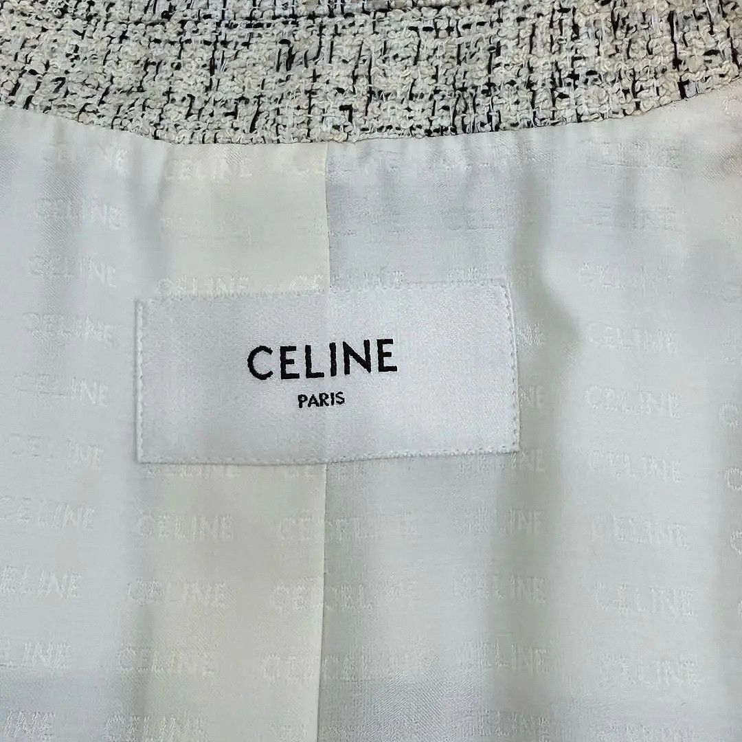 Celine Celine Tweed Single Breasted Jacket Size 38 Size S / US 4 / IT 40 - 3 Thumbnail