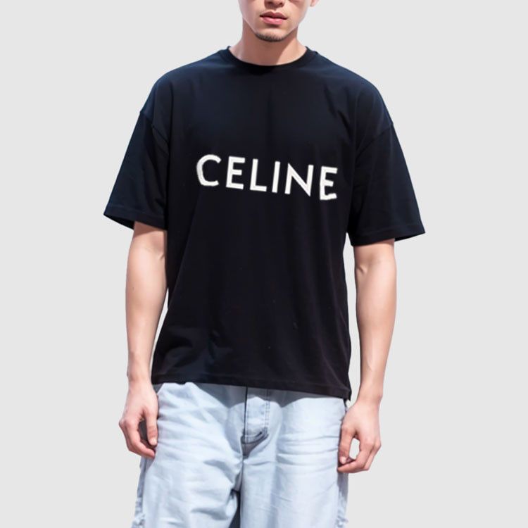 Celine Celine Logo Print T-Shirt Size L Size US L / EU 52-54 / 3 - 11 Thumbnail