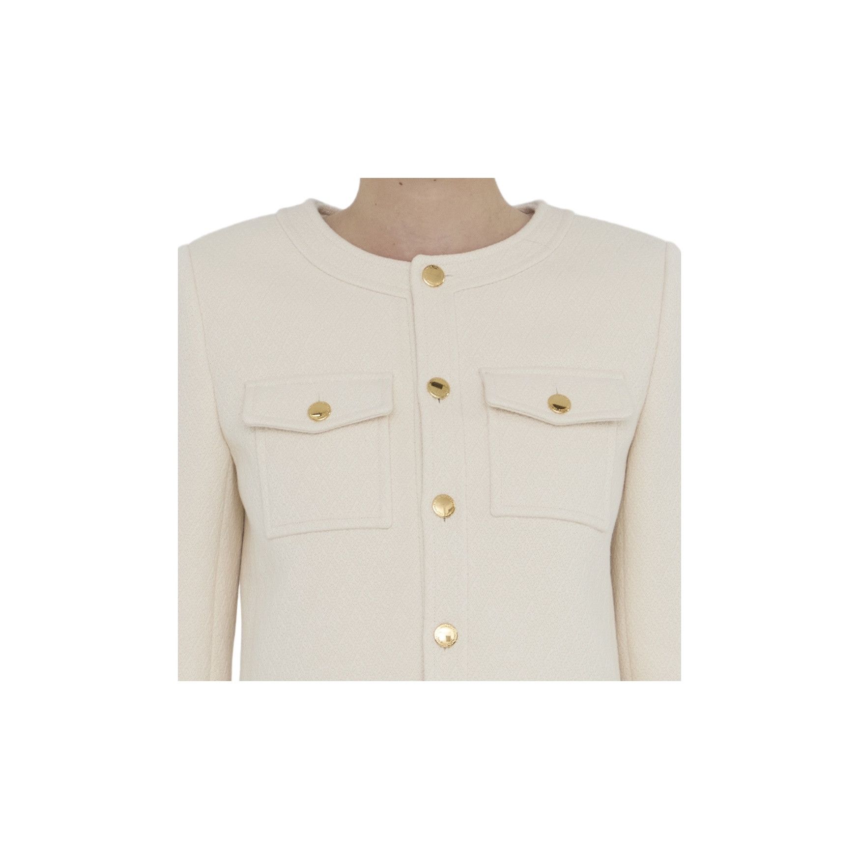 Celine Celine White Button Jacket Size 38 Size S / US 4 / IT 40 - 12 Thumbnail