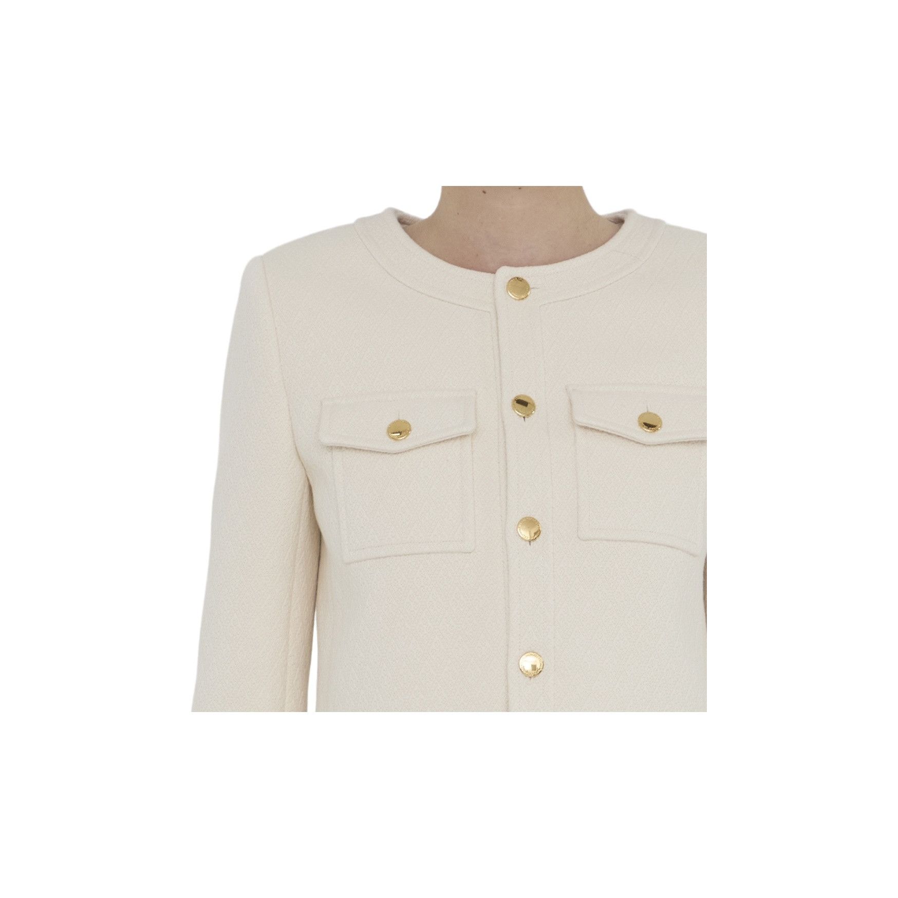 Celine Celine White Button Jacket Size 38 Size S / US 4 / IT 40 - 13 Thumbnail