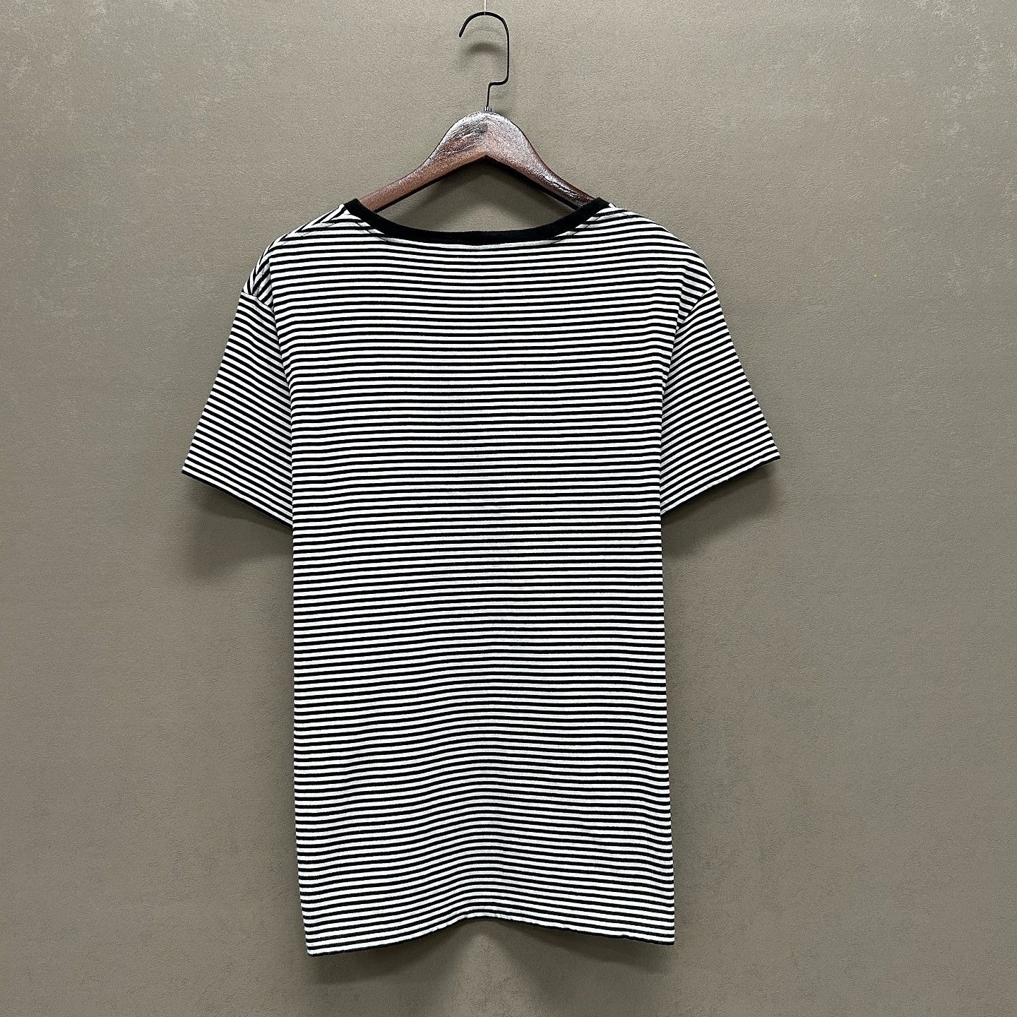 Celine CELINE Striped Logo T-Shirt Size L Size US L / EU 52-54 / 3 - 2 Thumbnail