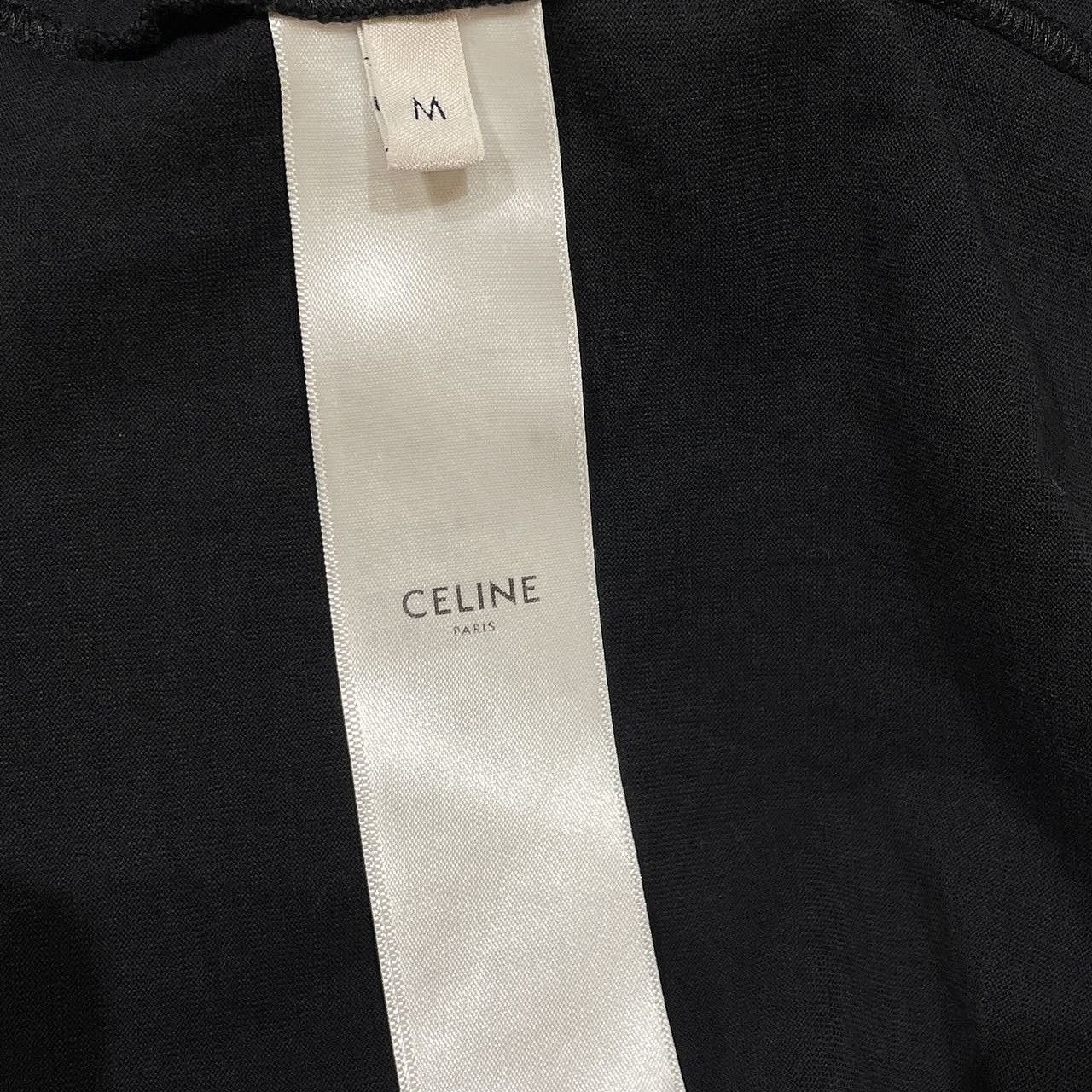 Celine CELINE Triomphe Logo T-Shirt Size M Size US M / EU 48-50 / 2 - 4 Thumbnail