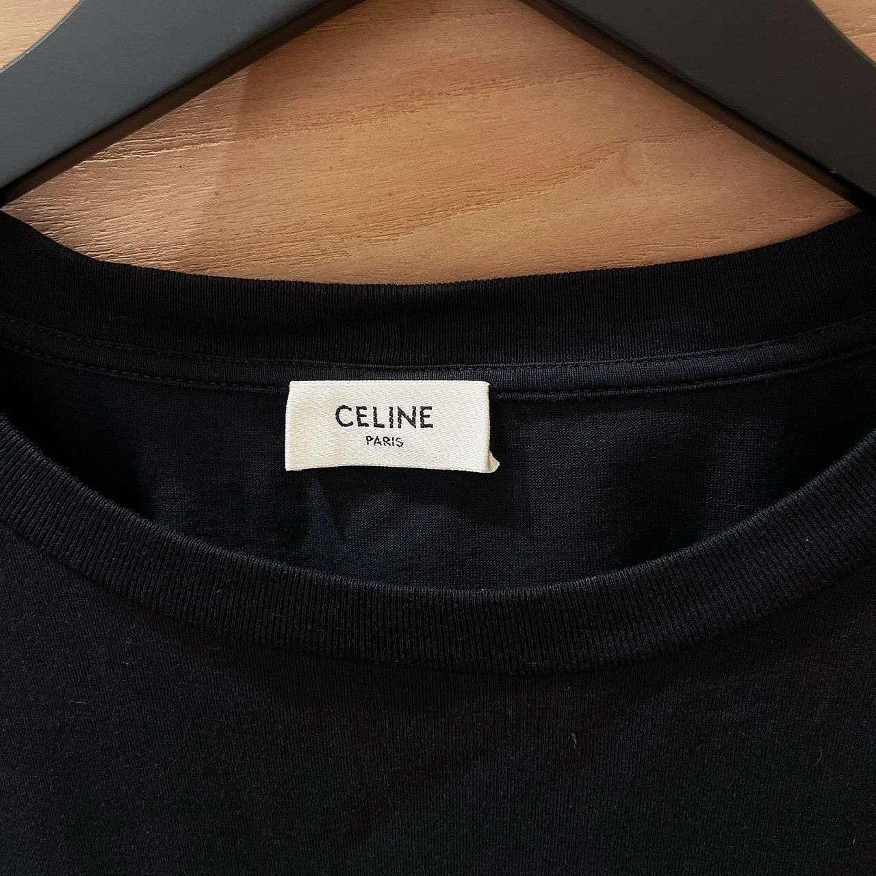 Celine CELINE Triomphe Logo T-Shirt Size M Size US M / EU 48-50 / 2 - 3 Thumbnail