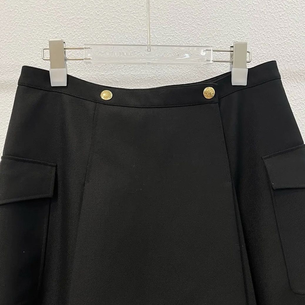 Celine Celine Wool Mohair Mini Skirt Size 40 Size 28" / US 6 / IT 42 - 6 Thumbnail