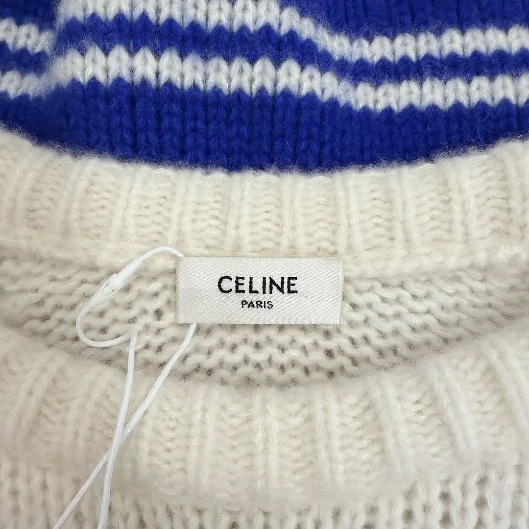 Celine Celine Striped Cashmere Silk Sweater Size S Size S / US 4 / IT 40 - 3 Thumbnail