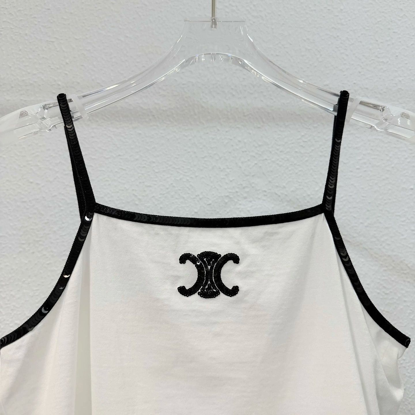 Celine Celine Sequined Triomphe Tank Top Size XS Size XS / US 0-2 / IT 36-38 - 5 Thumbnail