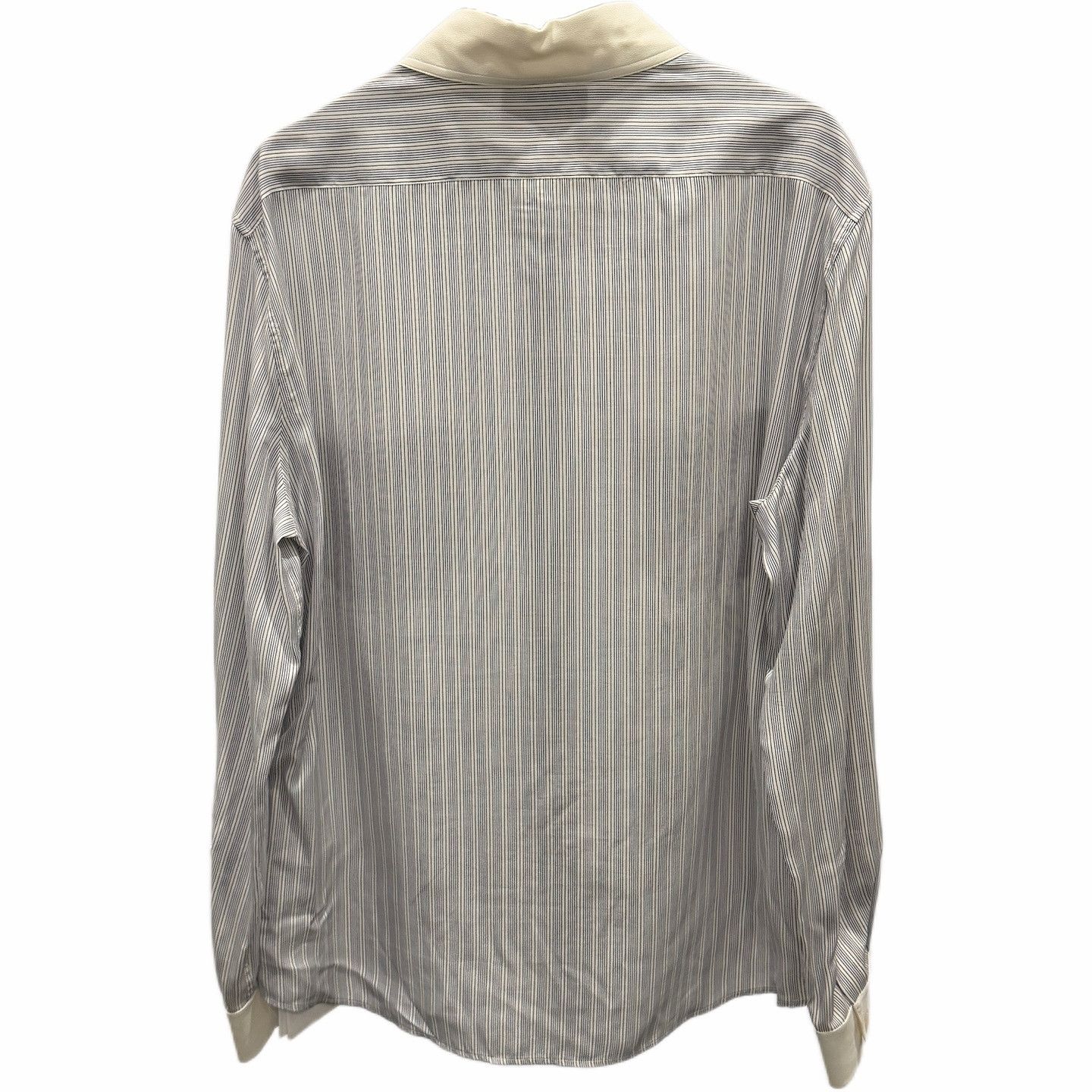 Celine Celine Embroidered Logo Stripe Shirt Size M Size US XXS / EU 40 - 2 Thumbnail