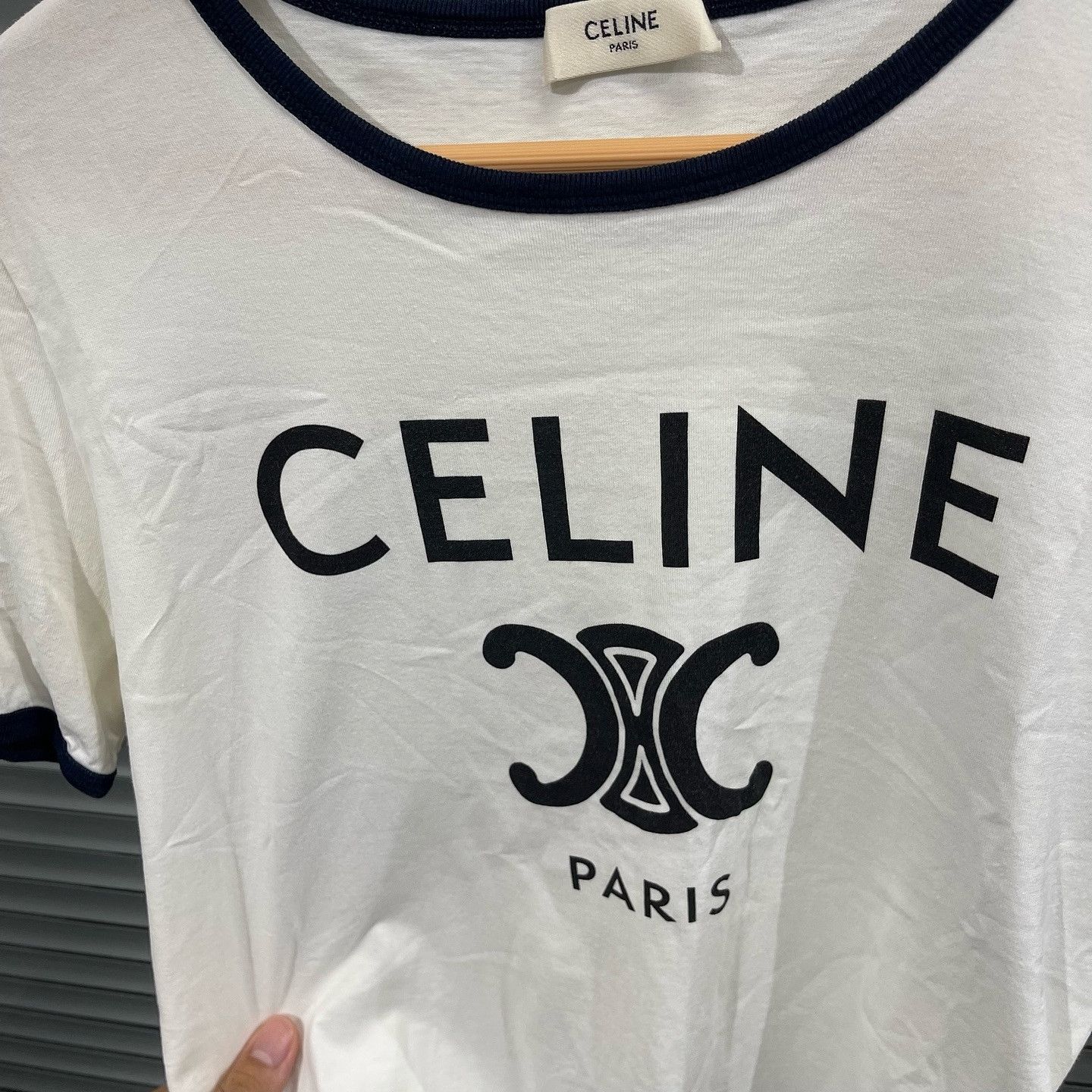 Celine Celine Triomphe Logo T-Shirt Size S Size S / US 4 / IT 40 - 7 Thumbnail