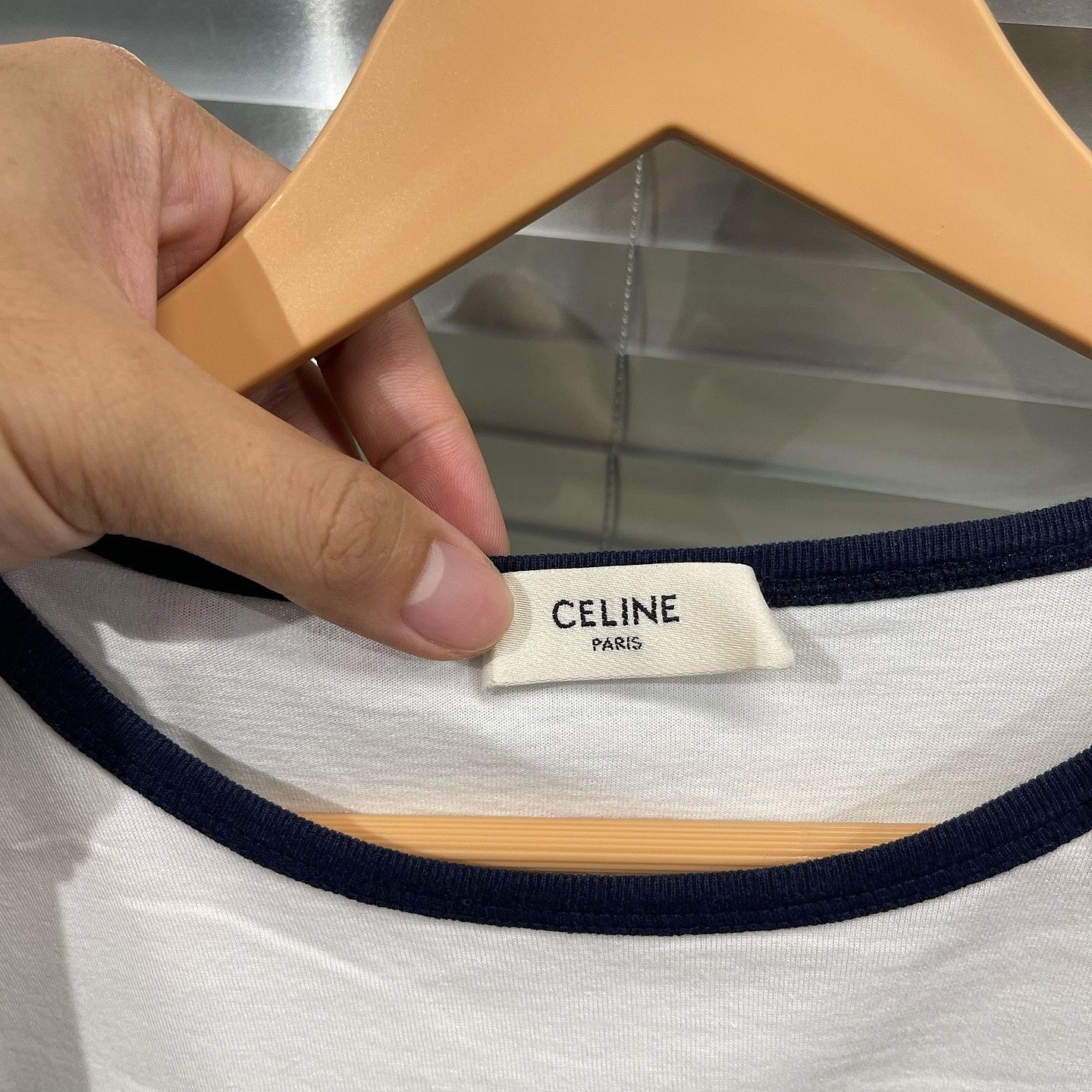 Celine Celine Triomphe Logo T-Shirt Size S Size S / US 4 / IT 40 - 3 Thumbnail