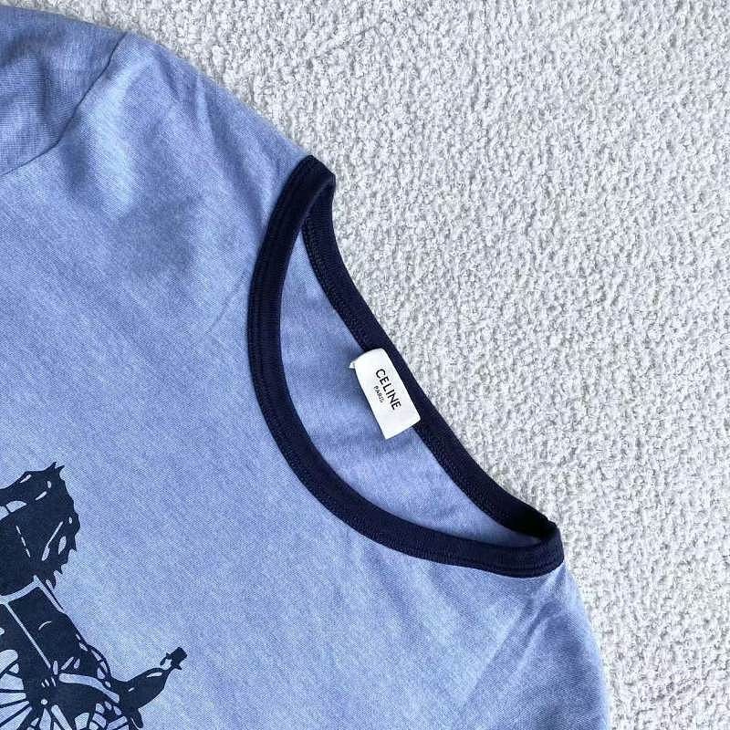 Celine Celine Horse Carriage Logo T-Shirt Size L Size L / US 10 / IT 46 - 3 Thumbnail