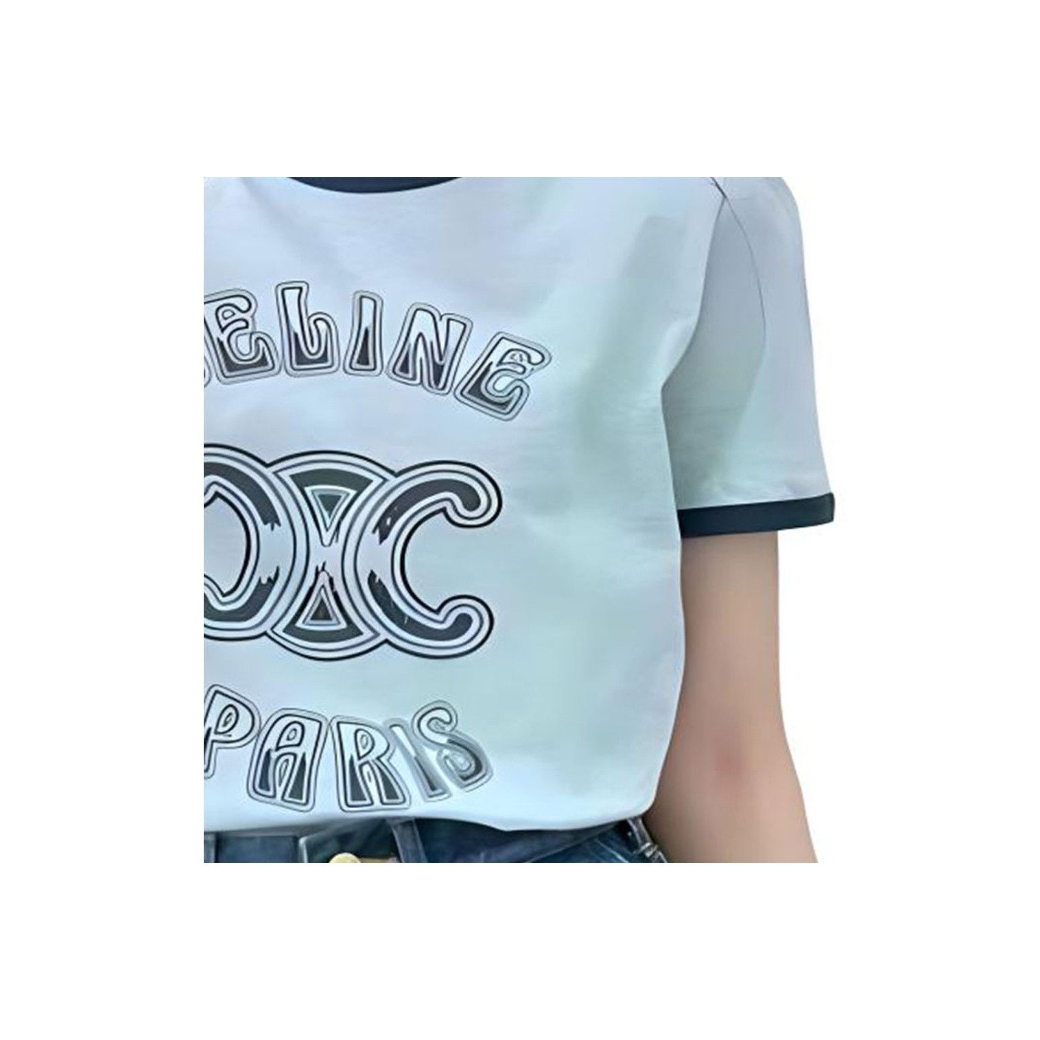 Celine Celine Triomphe Logo T-Shirt Size M Size M / US 6-8 / IT 42-44 - 8 Thumbnail