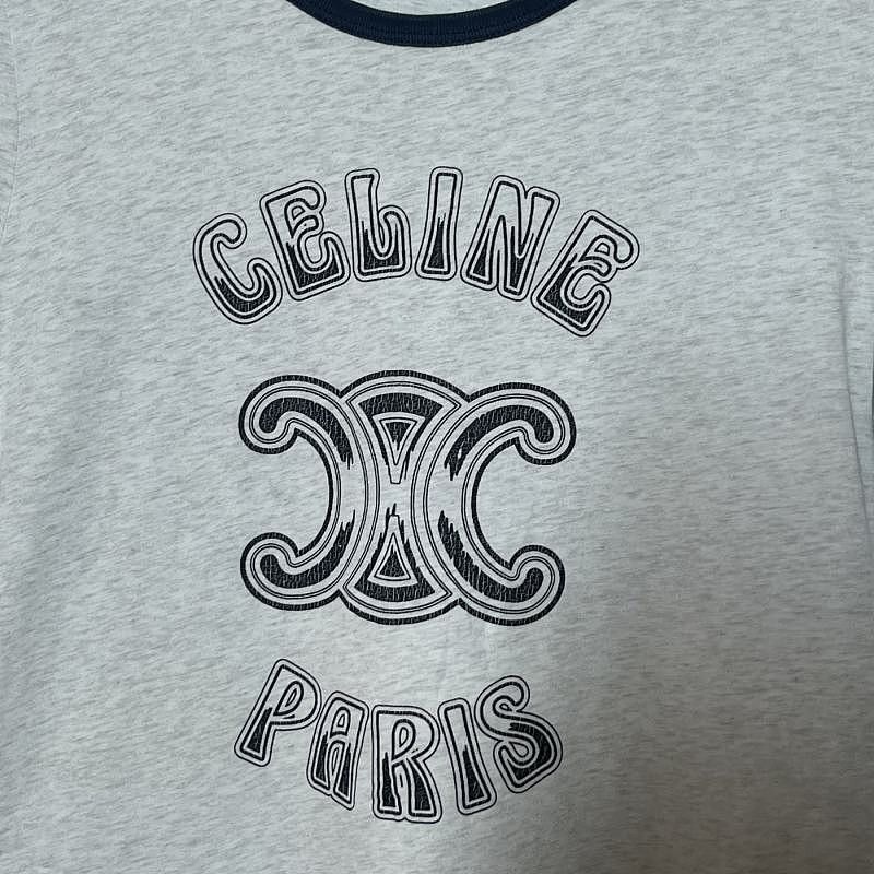 Celine Celine Triomphe Logo T-Shirt Size M Size M / US 6-8 / IT 42-44 - 6 Thumbnail