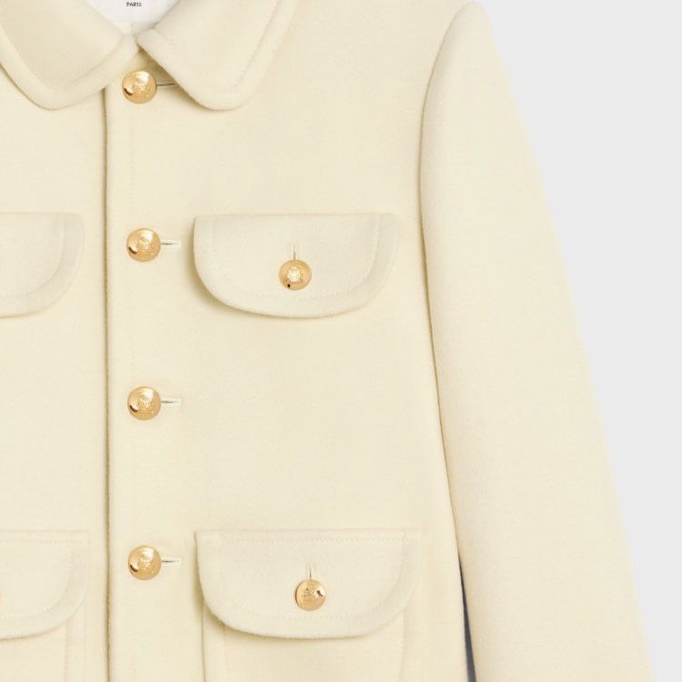 Celine Celine Wool Button Up Jacket Size 36 Size XS / US 0-2 / IT 36-38 - 8 Thumbnail
