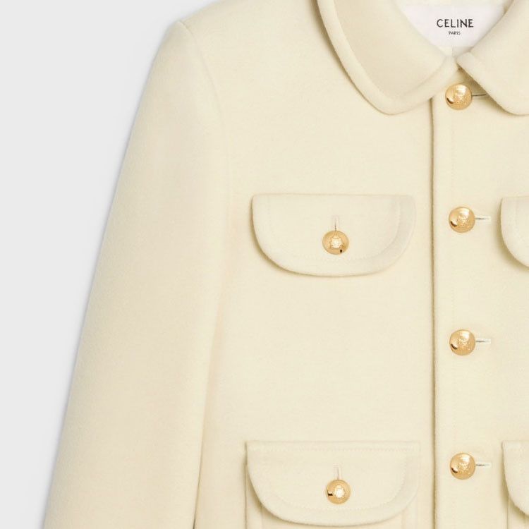 Celine Celine Wool Button Up Jacket Size 36 Size XS / US 0-2 / IT 36-38 - 7 Thumbnail