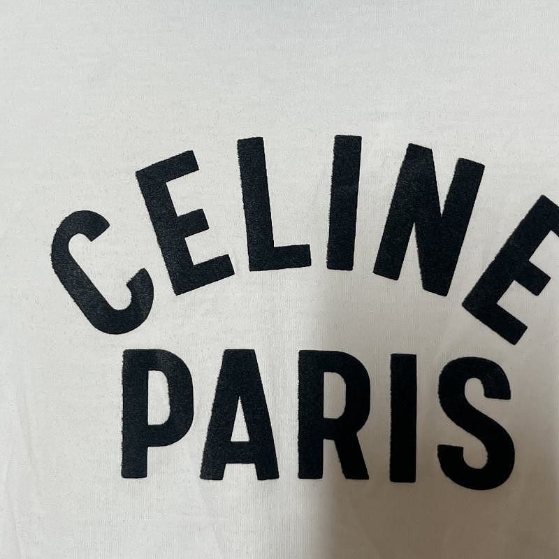 Celine Celine Logo Print Ringer T-Shirt Size XS Size XS / US 0-2 / IT 36-38 - 5 Thumbnail
