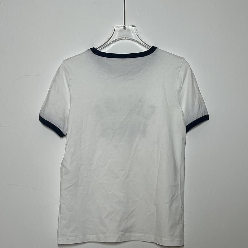 Celine Celine Logo Print Ringer T-Shirt Size XS Size XS / US 0-2 / IT 36-38 - 2 Thumbnail