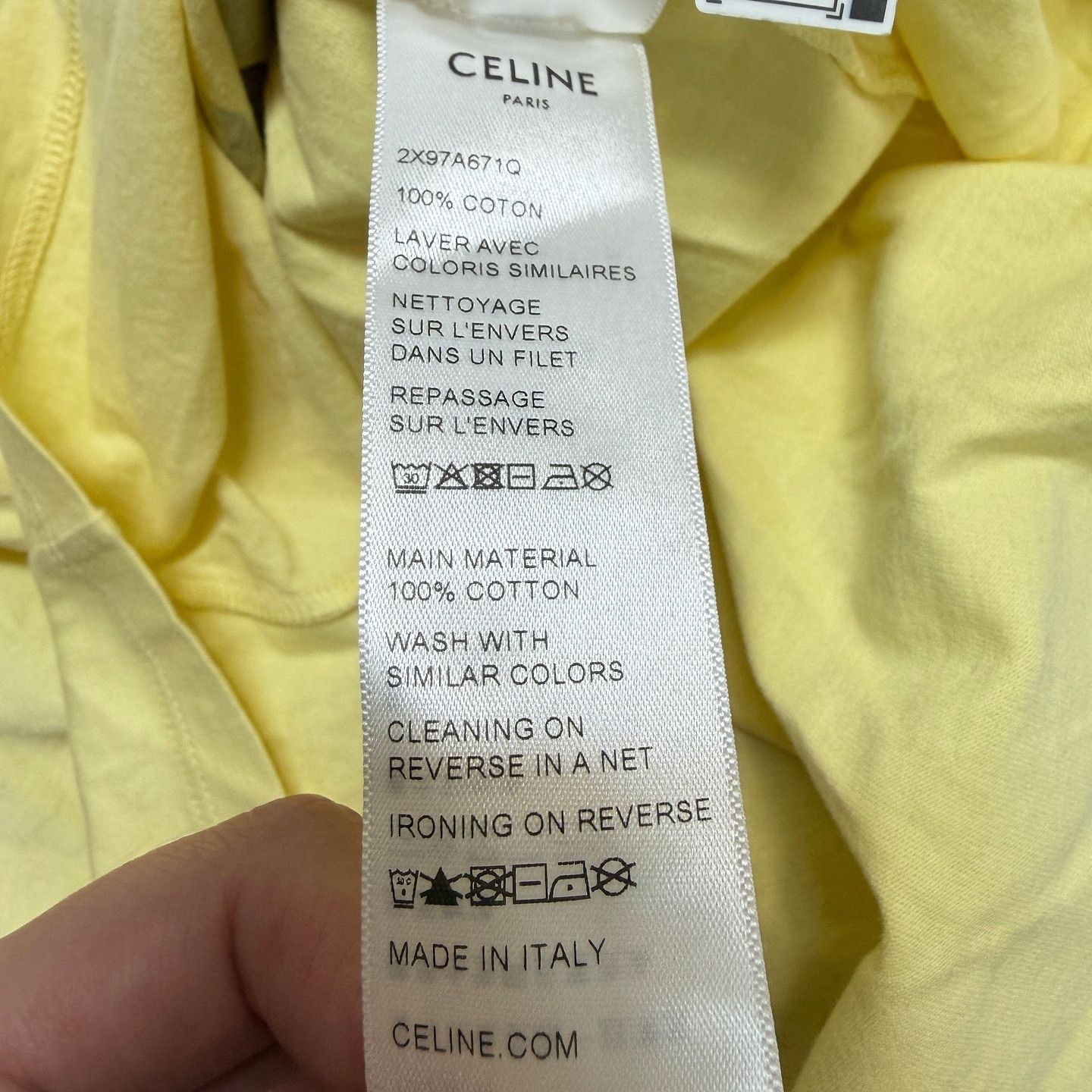 Celine CELINE 16 Paris Logo T-Shirt Size M Size M / US 6-8 / IT 42-44 - 5 Thumbnail