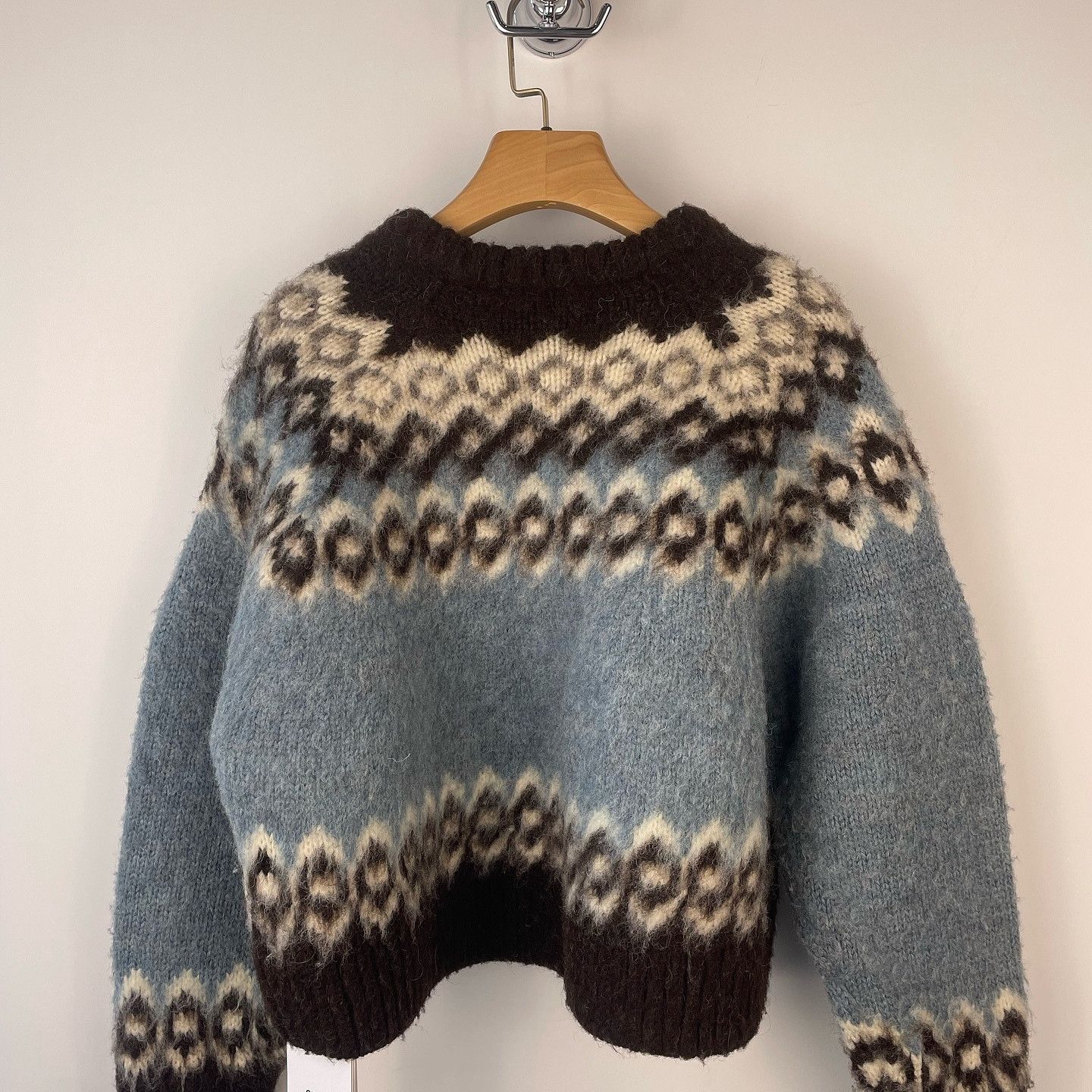 Celine Celine Geometric Wool Sweater Size S Size S / US 4 / IT 40 - 2 Thumbnail