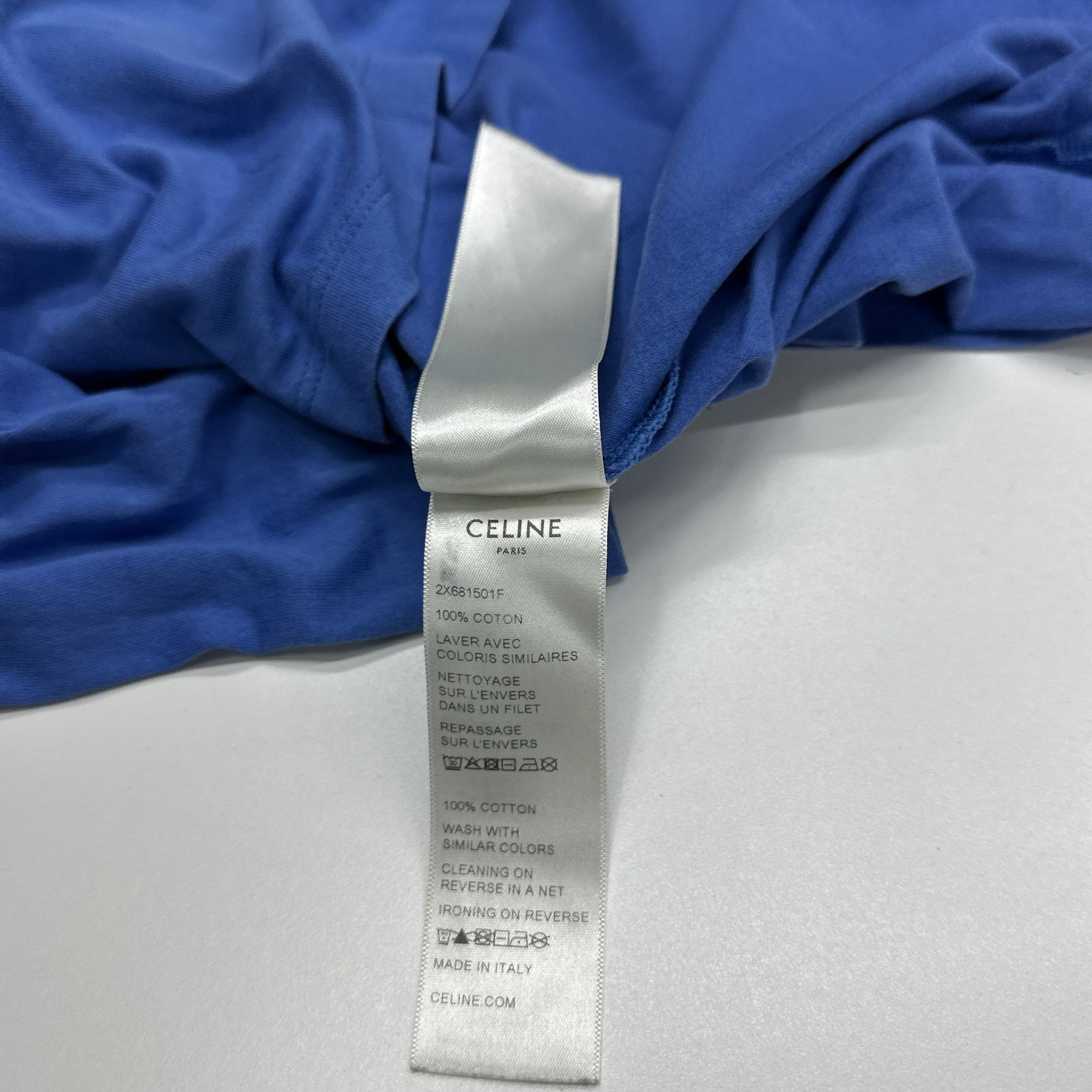 Celine Celine Logo T-Shirt Size L Size US L / EU 52-54 / 3 - 6 Thumbnail