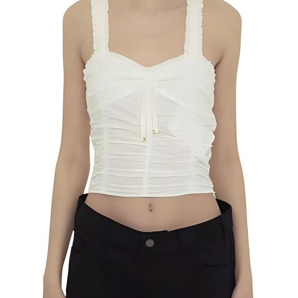Celine Celine Ruffled Cotton Tank Top Size M Size M / US 6-8 / IT 42-44 - 8 Thumbnail