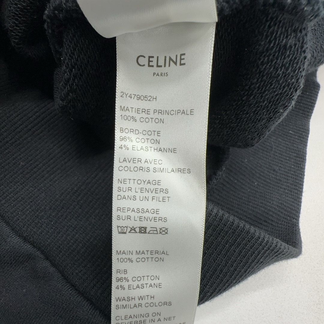 Celine Celine Checkered Logo Hoodie Size M Size US M / EU 48-50 / 2 - 3 Thumbnail