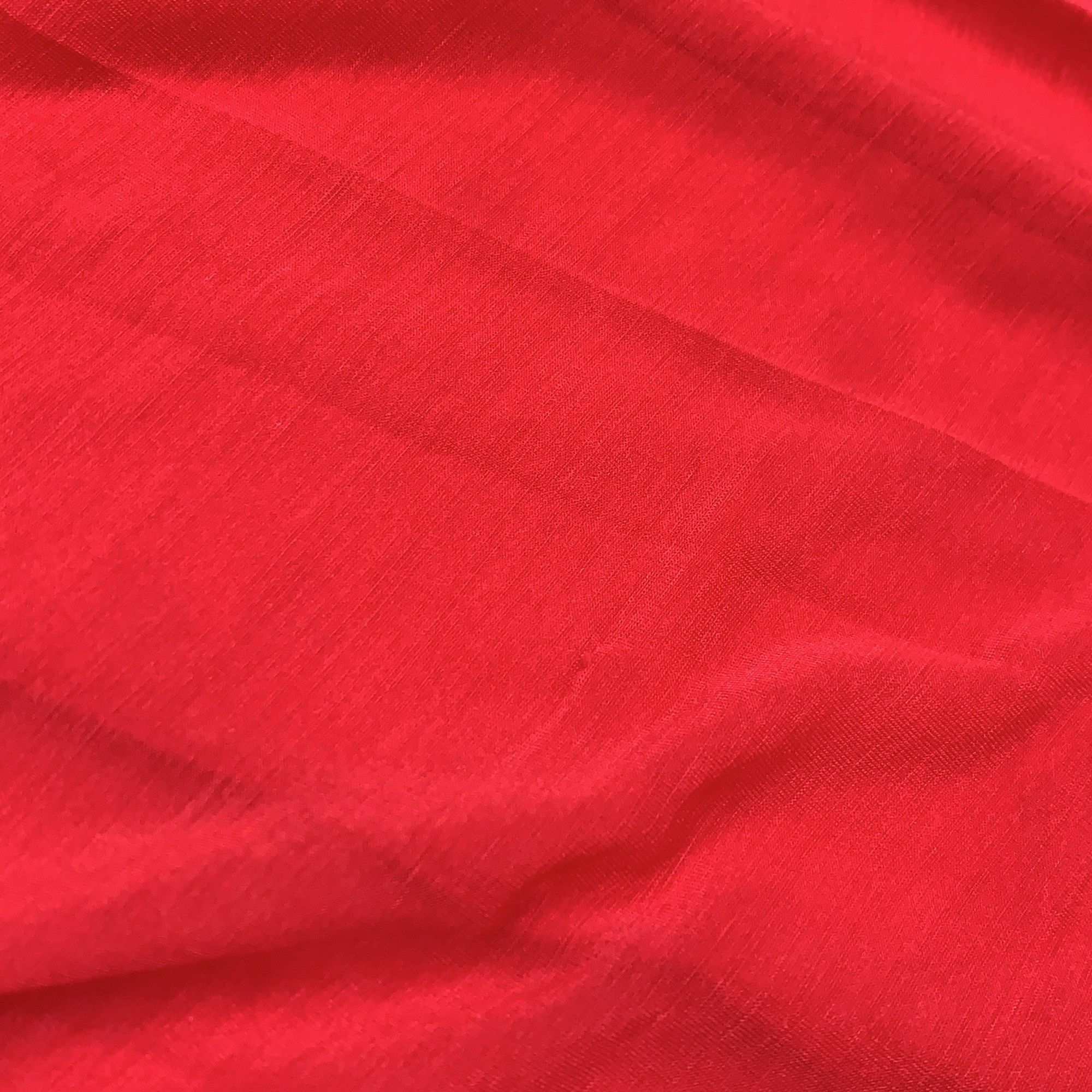 Celine Celine Red Pleated Midi Skirt Size 34 Size 25" / US 0 / IT 36 - 6 Thumbnail