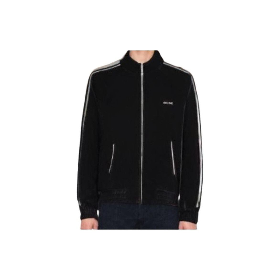 Celine Celine Velour Logo Track Jacket Size XL Size US XL / EU 56 / 4 - 9 Thumbnail