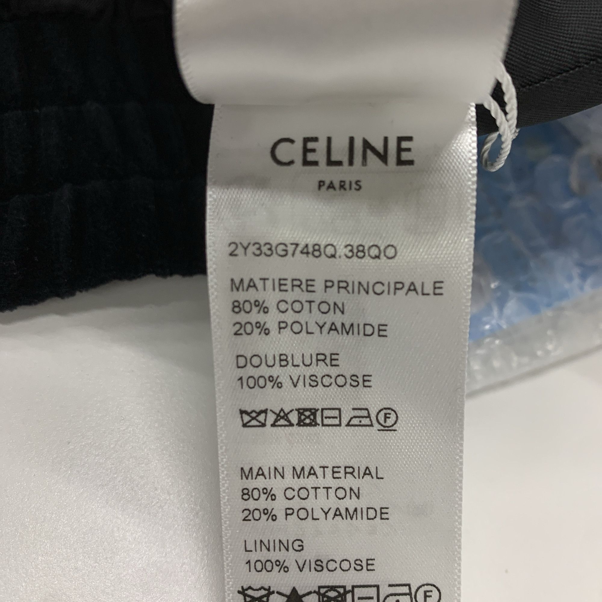 Celine Celine Velour Logo Track Jacket Size XL Size US XL / EU 56 / 4 - 4 Thumbnail