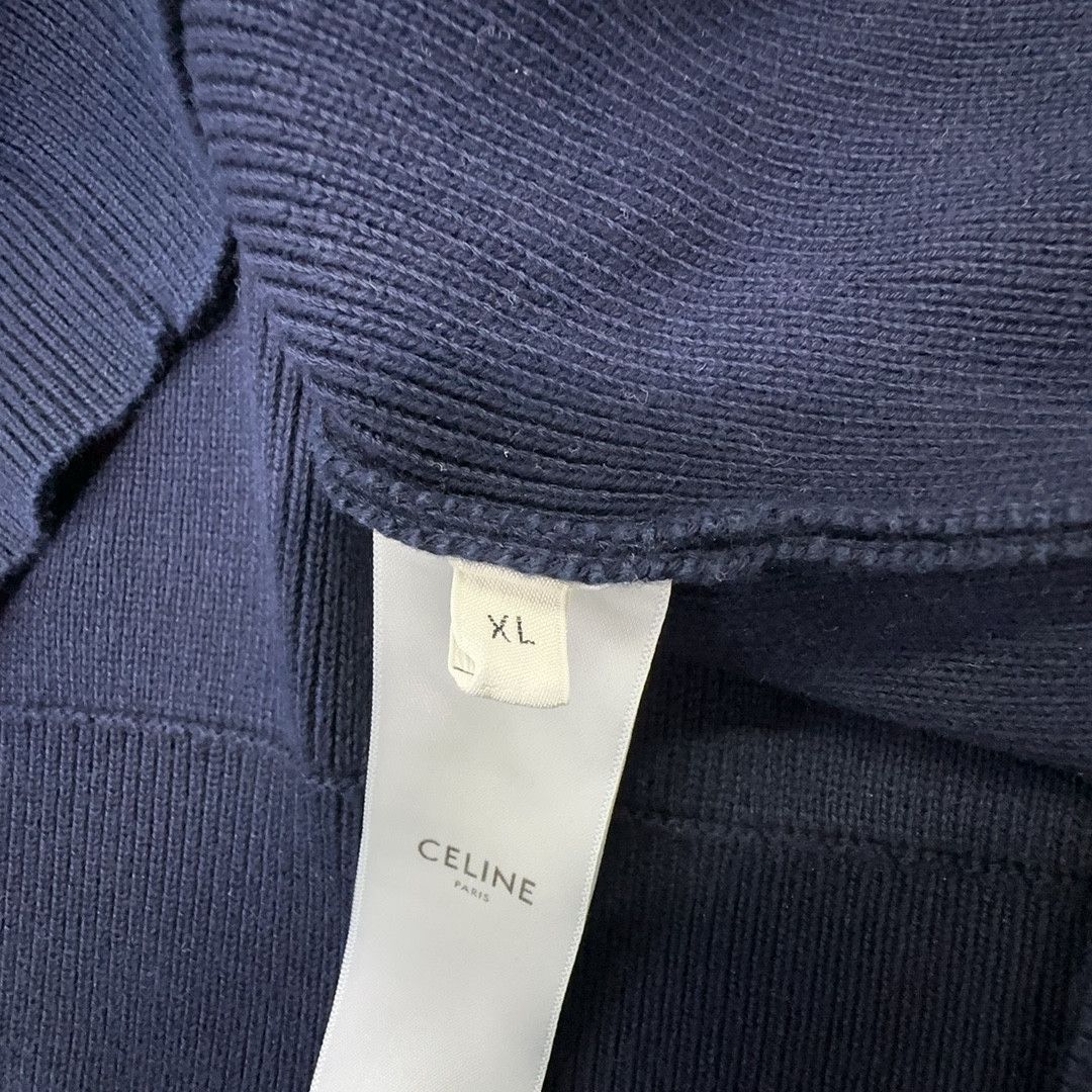Celine CELINE Letter Logo Sweatshirt Size XL Size US XL / EU 56 / 4 - 3 Thumbnail