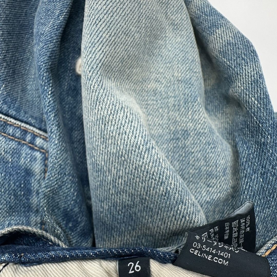 Celine Celine Triomphe Denim Shorts Size 26 Size 26" / US 2 / IT 38 - 5 Thumbnail
