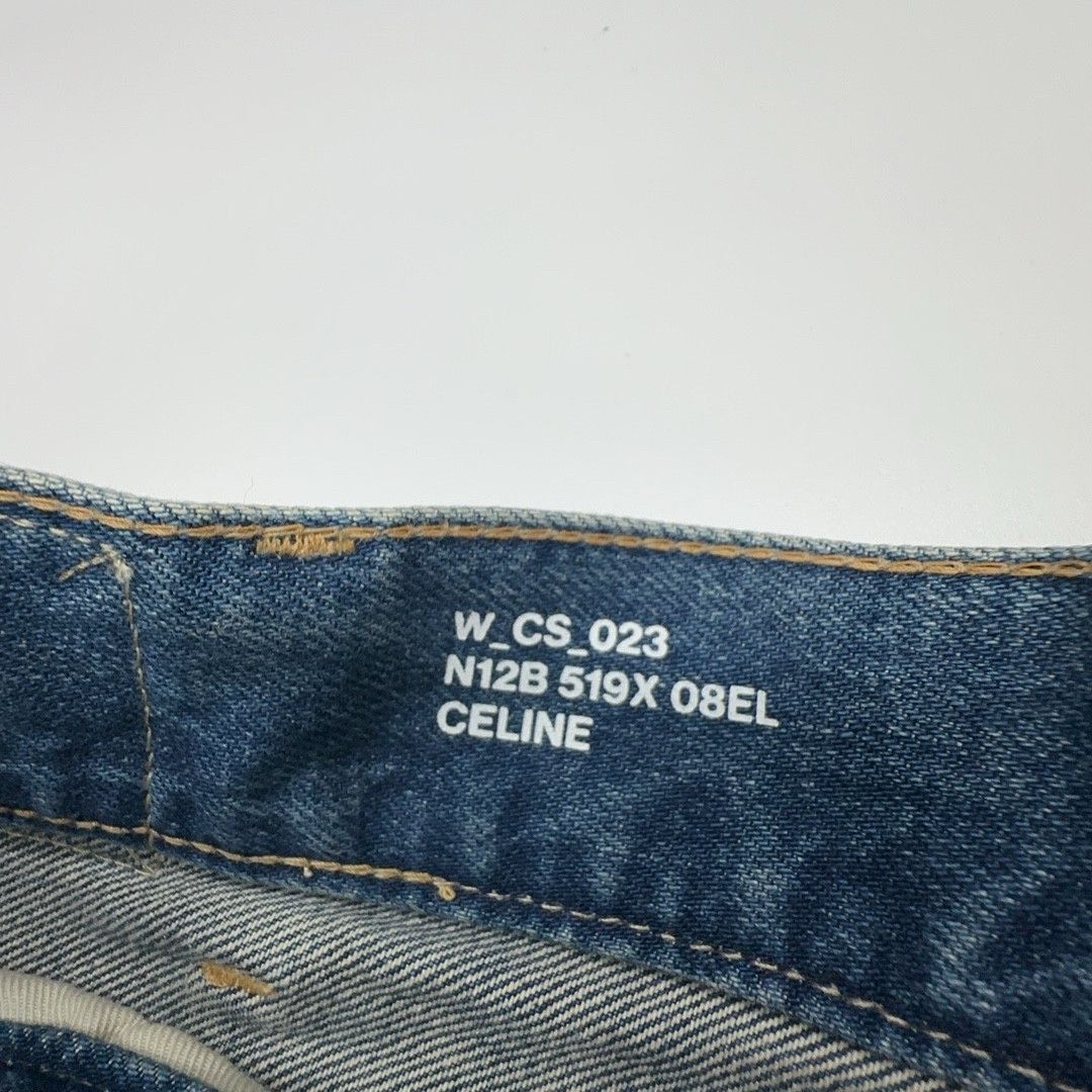 Celine Celine Triomphe Denim Shorts Size 26 Size 26" / US 2 / IT 38 - 3 Thumbnail