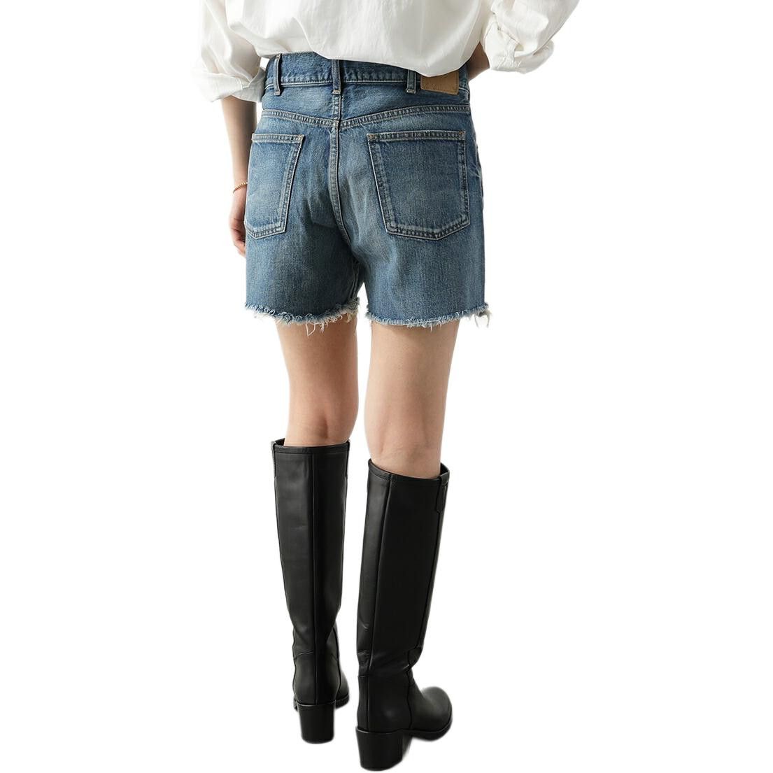 Celine Celine Triomphe Denim Shorts Size 26 Size 26" / US 2 / IT 38 - 7 Thumbnail