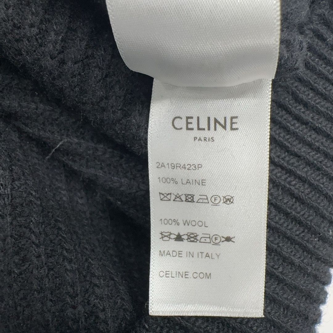 Celine Celine Logo Wool Sweater Size XL Size US XL / EU 56 / 4 - 6 Thumbnail