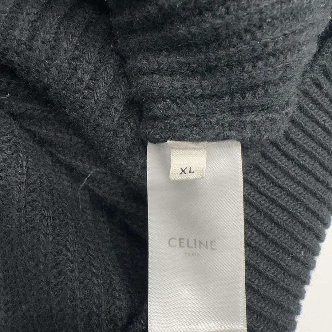 Celine Celine Logo Wool Sweater Size XL Size US XL / EU 56 / 4 - 5 Thumbnail