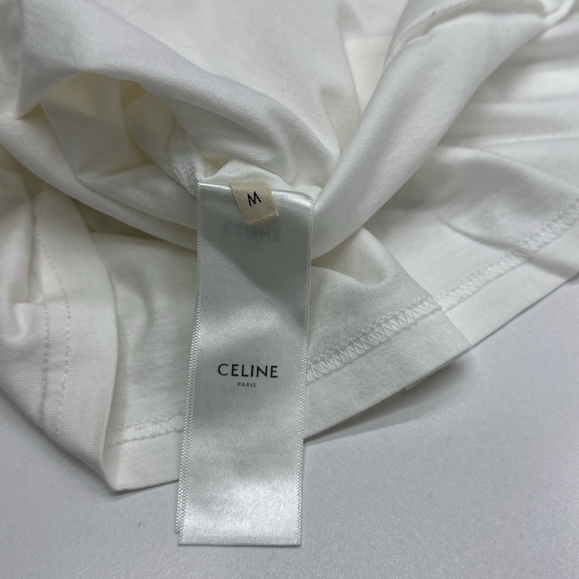 Celine Celine Logo Short Sleeve T-Shirt Size M Size M / US 6-8 / IT 42-44 - 4 Thumbnail