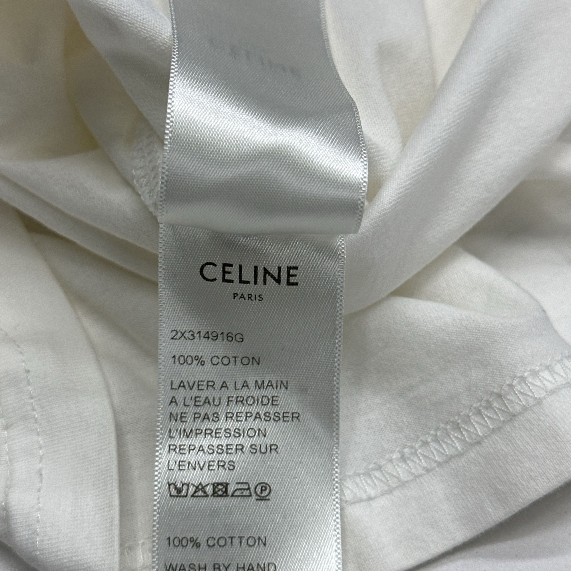 Celine Celine Logo Short Sleeve T-Shirt Size M Size M / US 6-8 / IT 42-44 - 5 Thumbnail