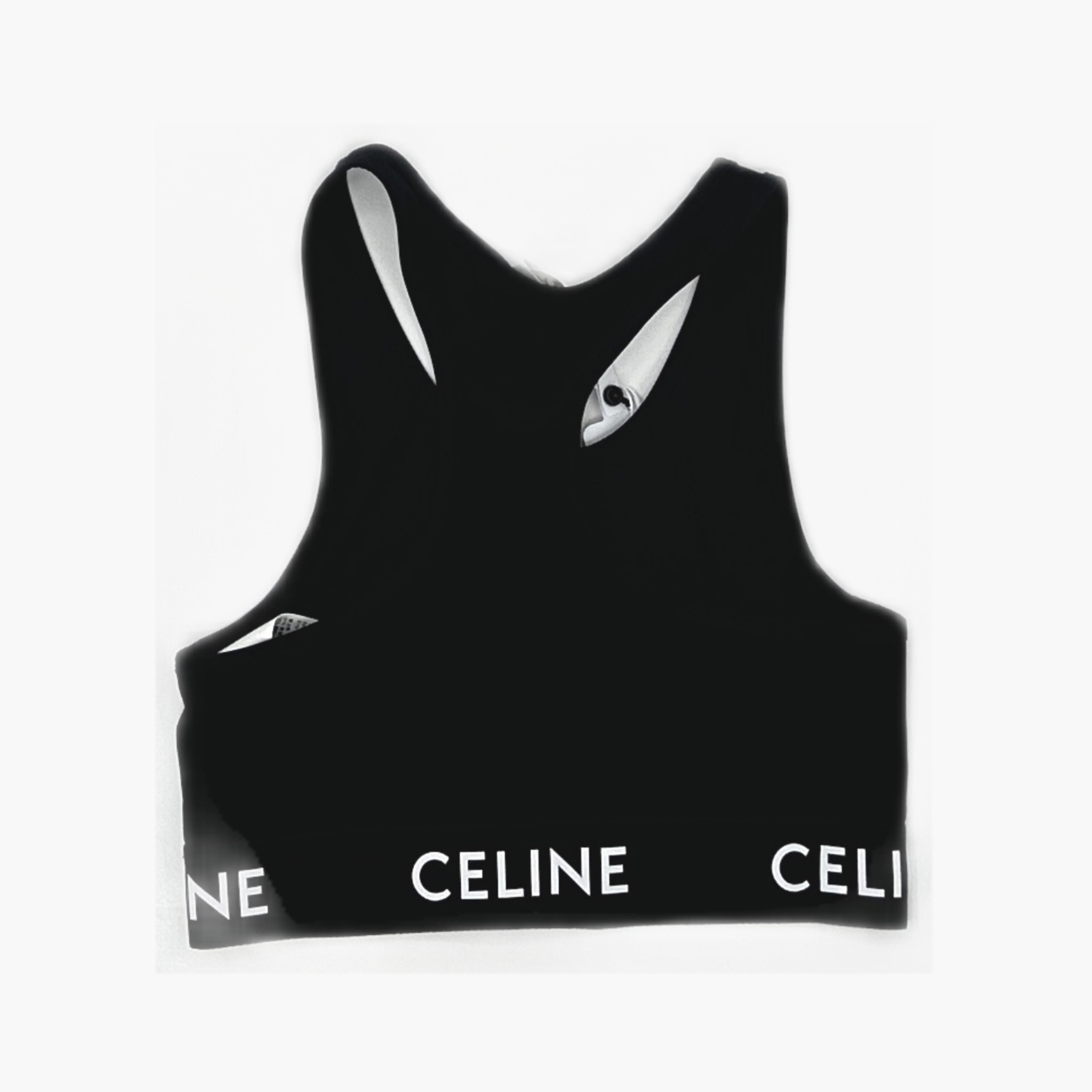 Celine Celine Logo Sports Bra Size L Size L / US 10 / IT 46 - 2 Thumbnail
