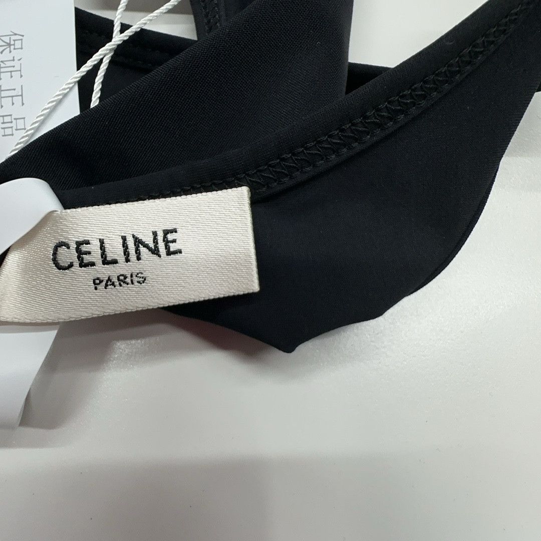 Celine Celine Logo Sports Bra Size L Size L / US 10 / IT 46 - 3 Thumbnail