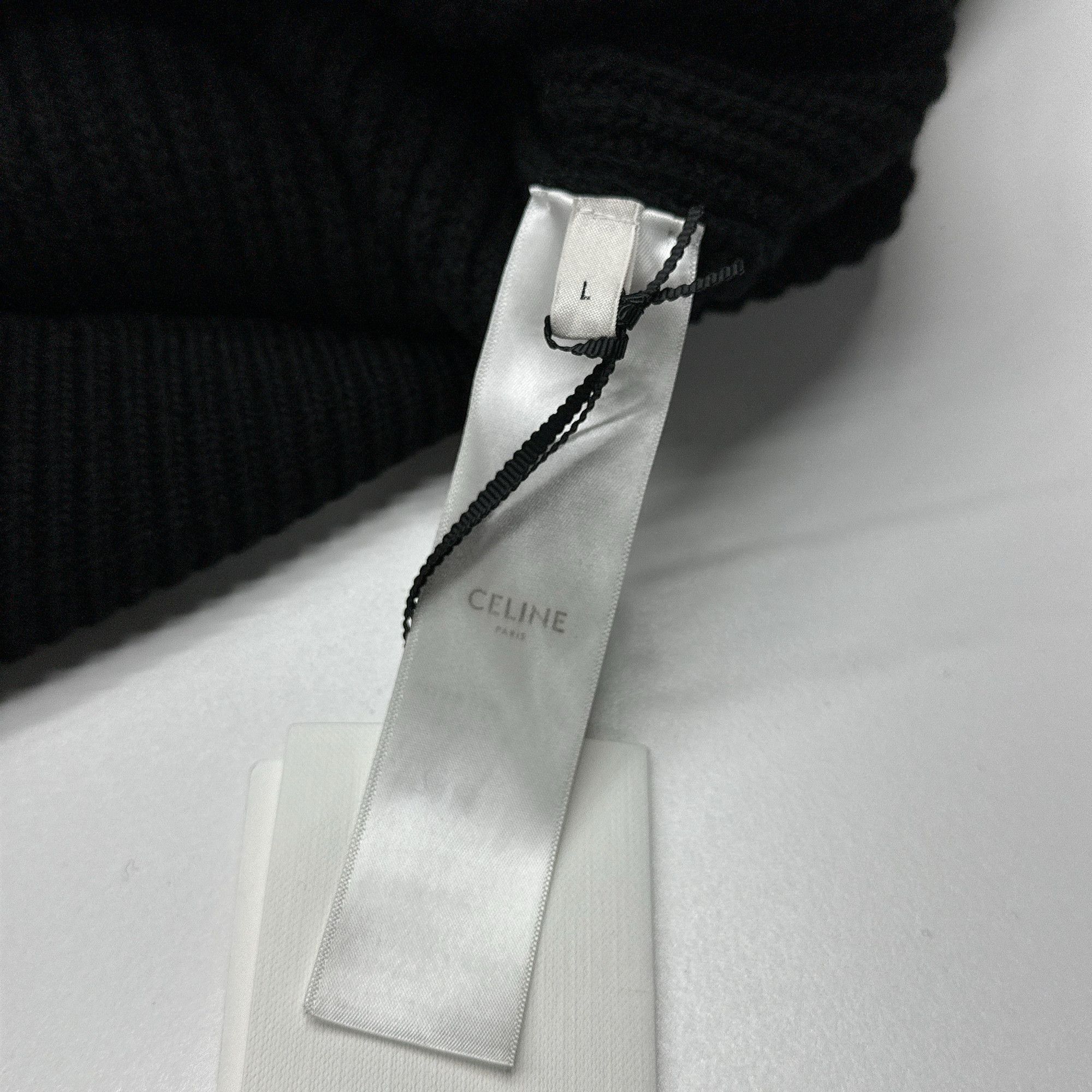 Celine Celine Triomphe Embroidered Zip Hoodie Size L Size US L / EU 52-54 / 3 - 4 Thumbnail