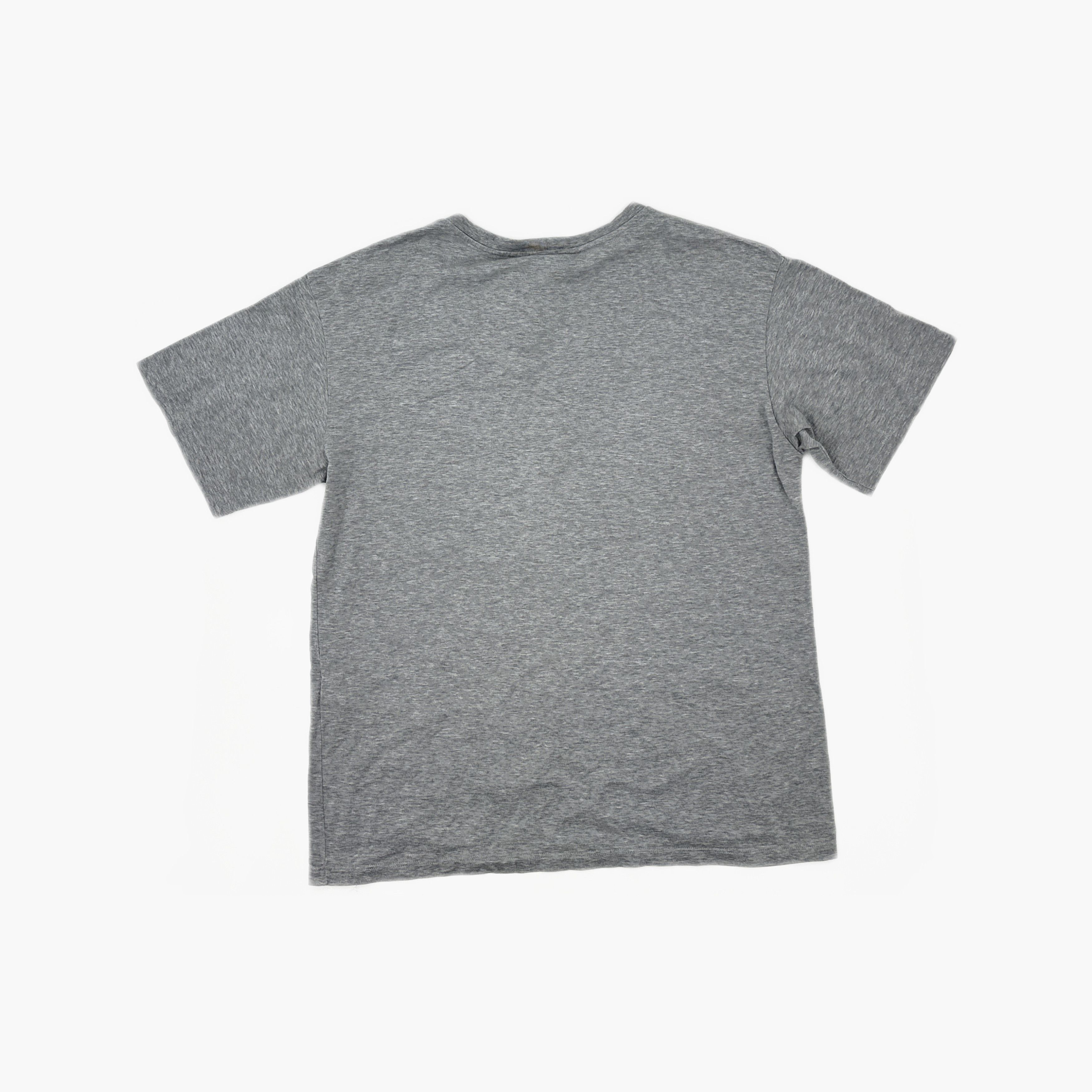 Celine Celine Triomphe Logo T-Shirt Gray Size M Size US M / EU 48-50 / 2 - 2 Thumbnail