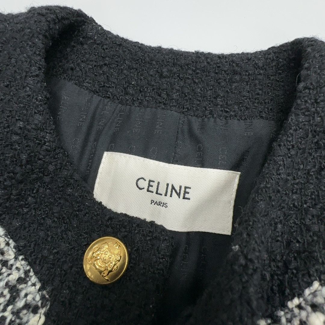 Celine Celine Tweed Gold Button Jacket Size 36 Size XS / US 0-2 / IT 36-38 - 3 Thumbnail