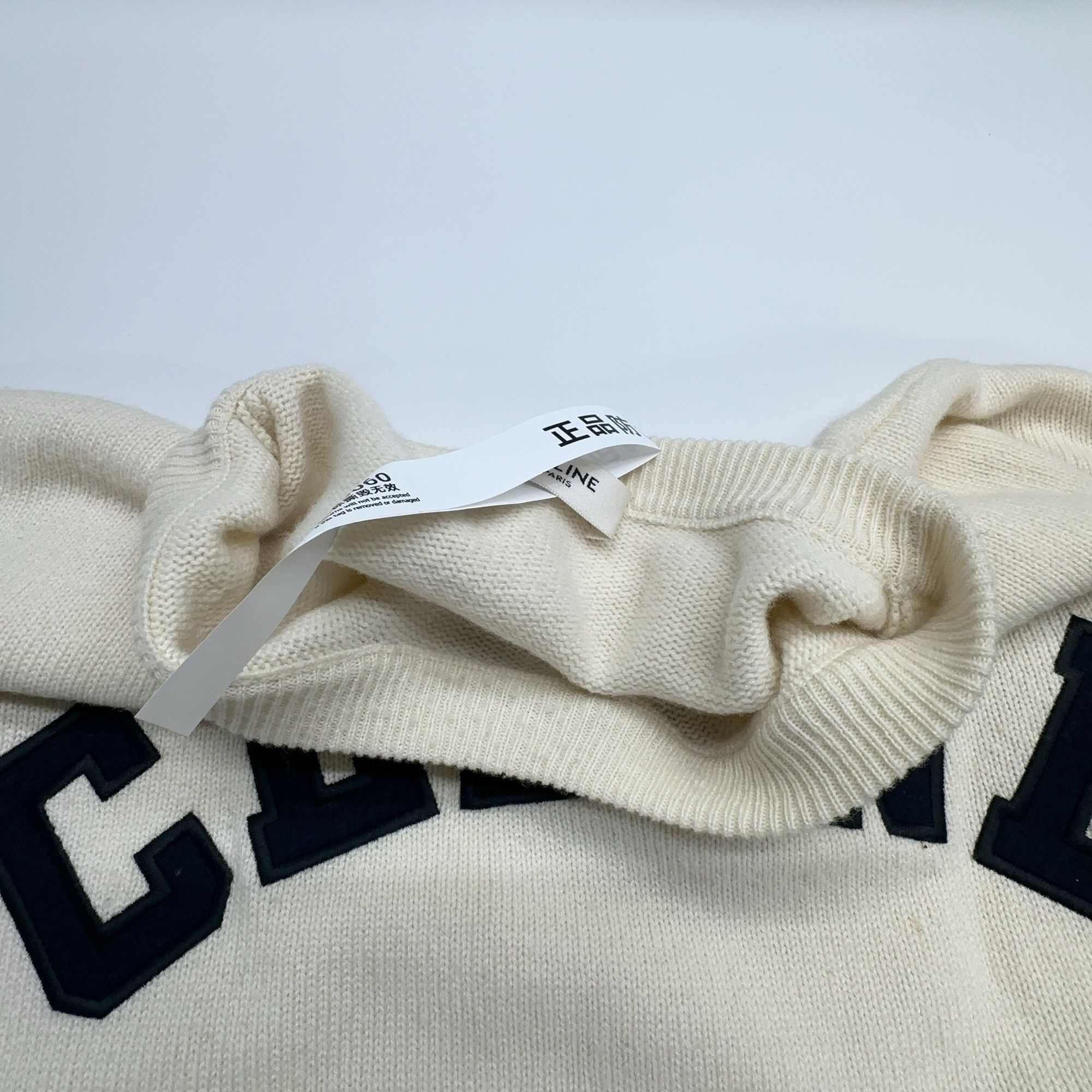Celine Celine Letter Logo Wool Cashmere Sweater Size S Size S / US 4 / IT 40 - 7 Thumbnail