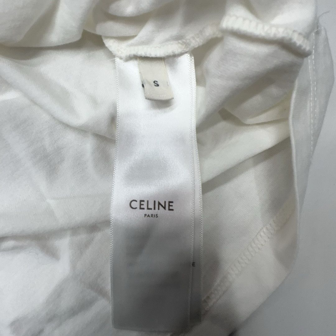 Celine Celine Triomphe Logo T-Shirt Size S Size S / US 4 / IT 40 - 3 Thumbnail