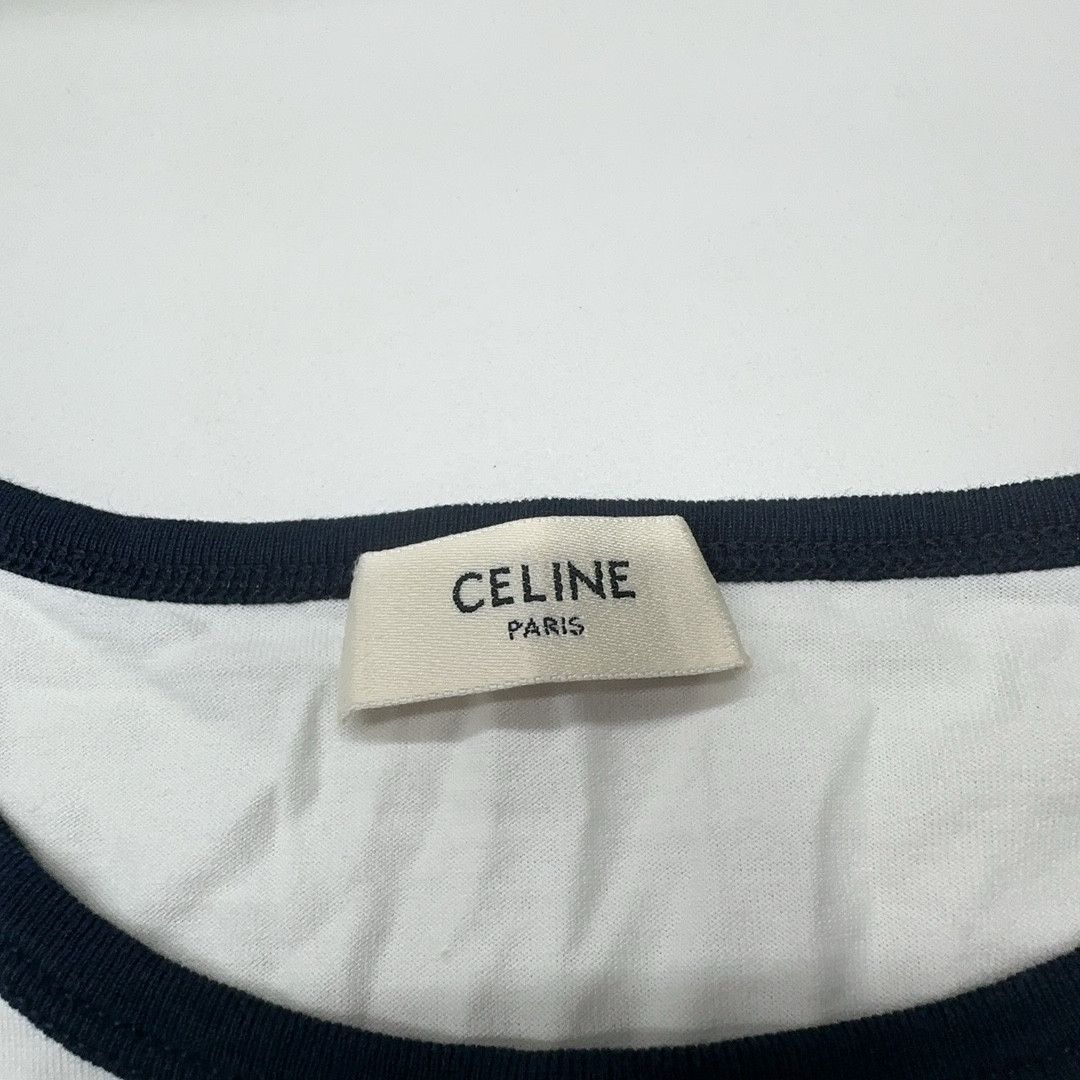 Celine Celine Triomphe Logo T-Shirt Size S Size S / US 4 / IT 40 - 4 Thumbnail